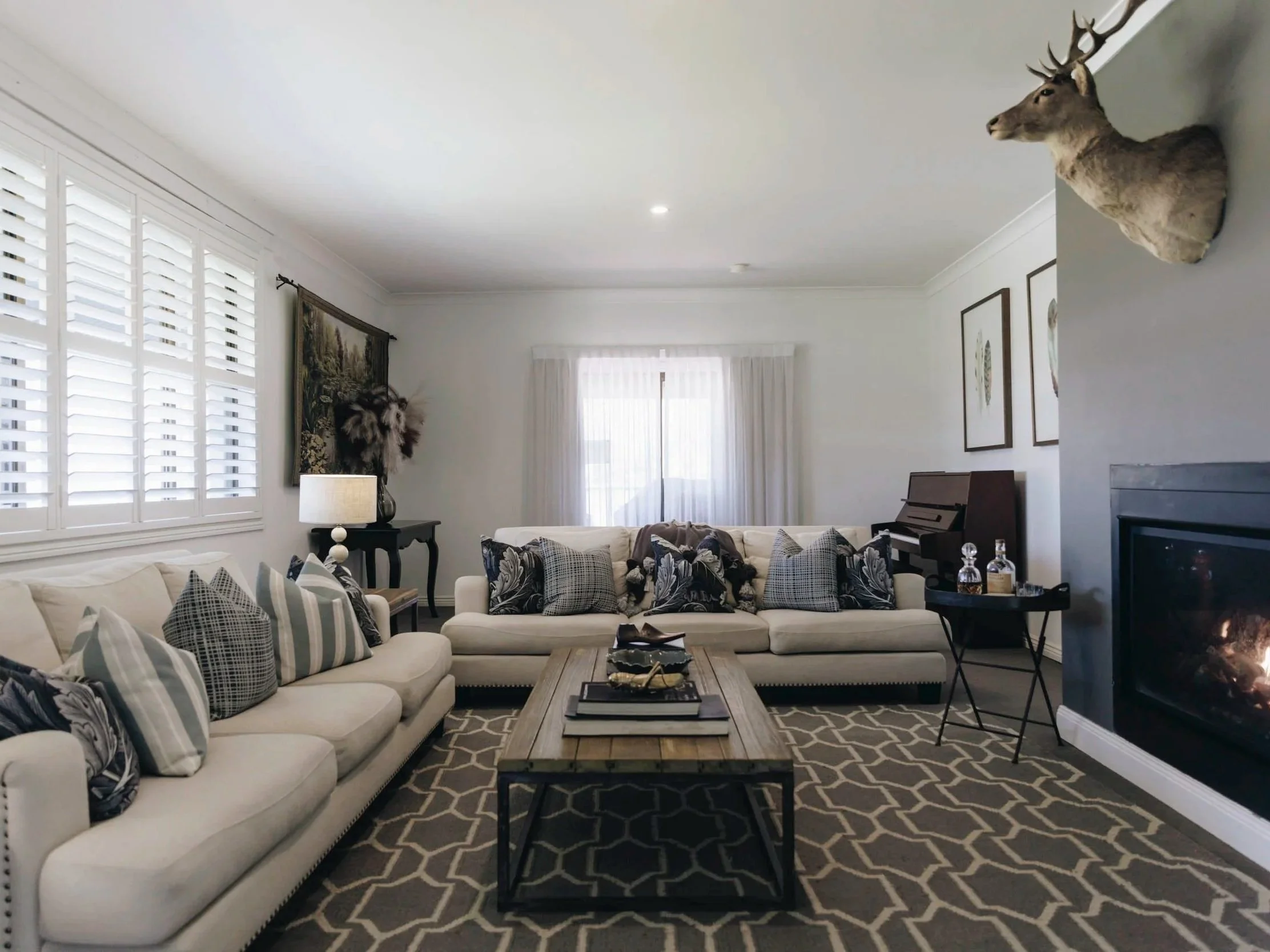 Photo of cosy living room at Willow Tree Estate