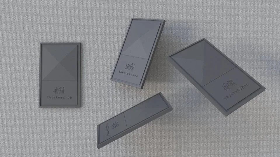 衣服にステッチされるシリコンワッペンのデザイン。