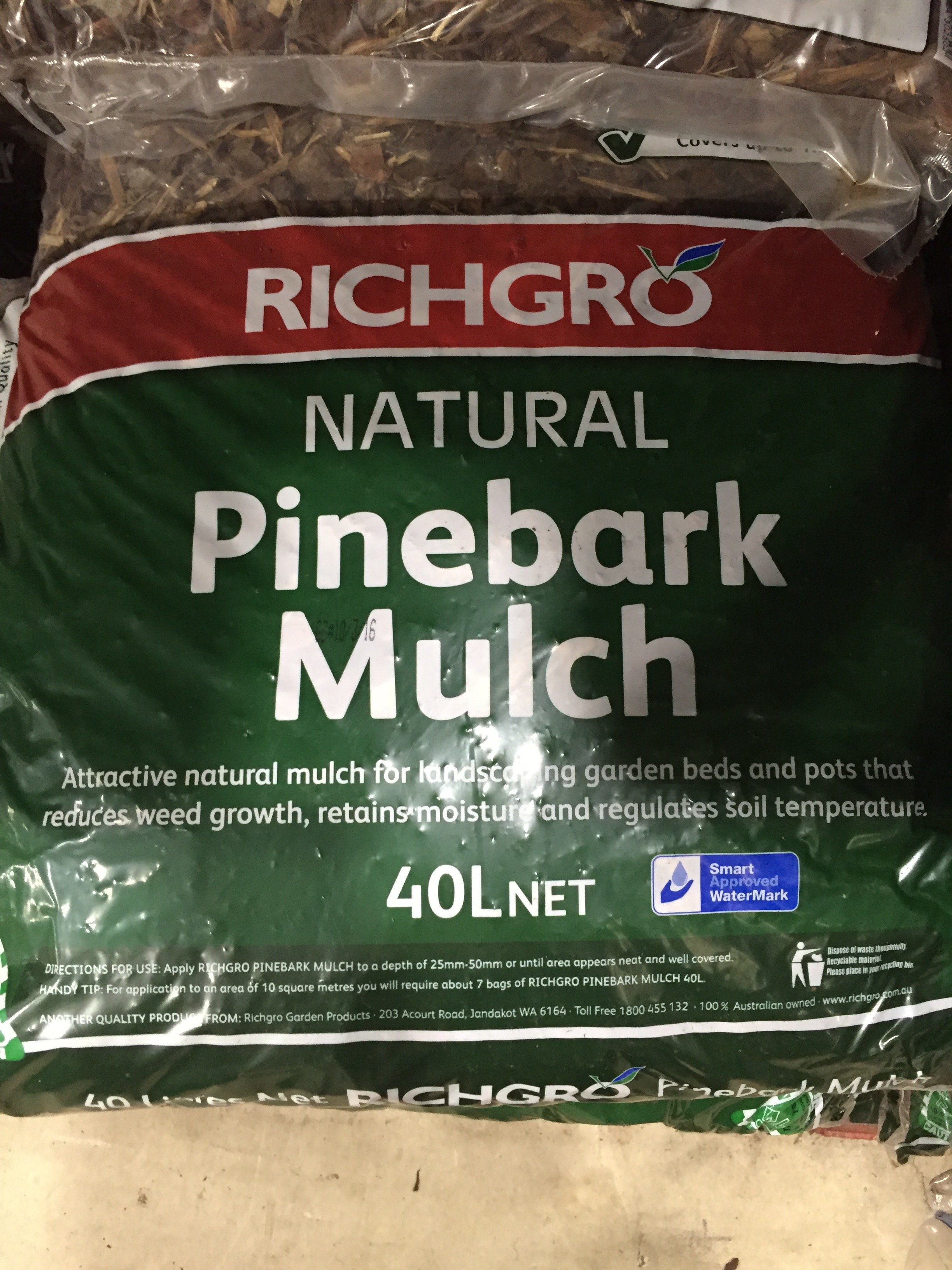 Richgro Natural Pinebark Mulch