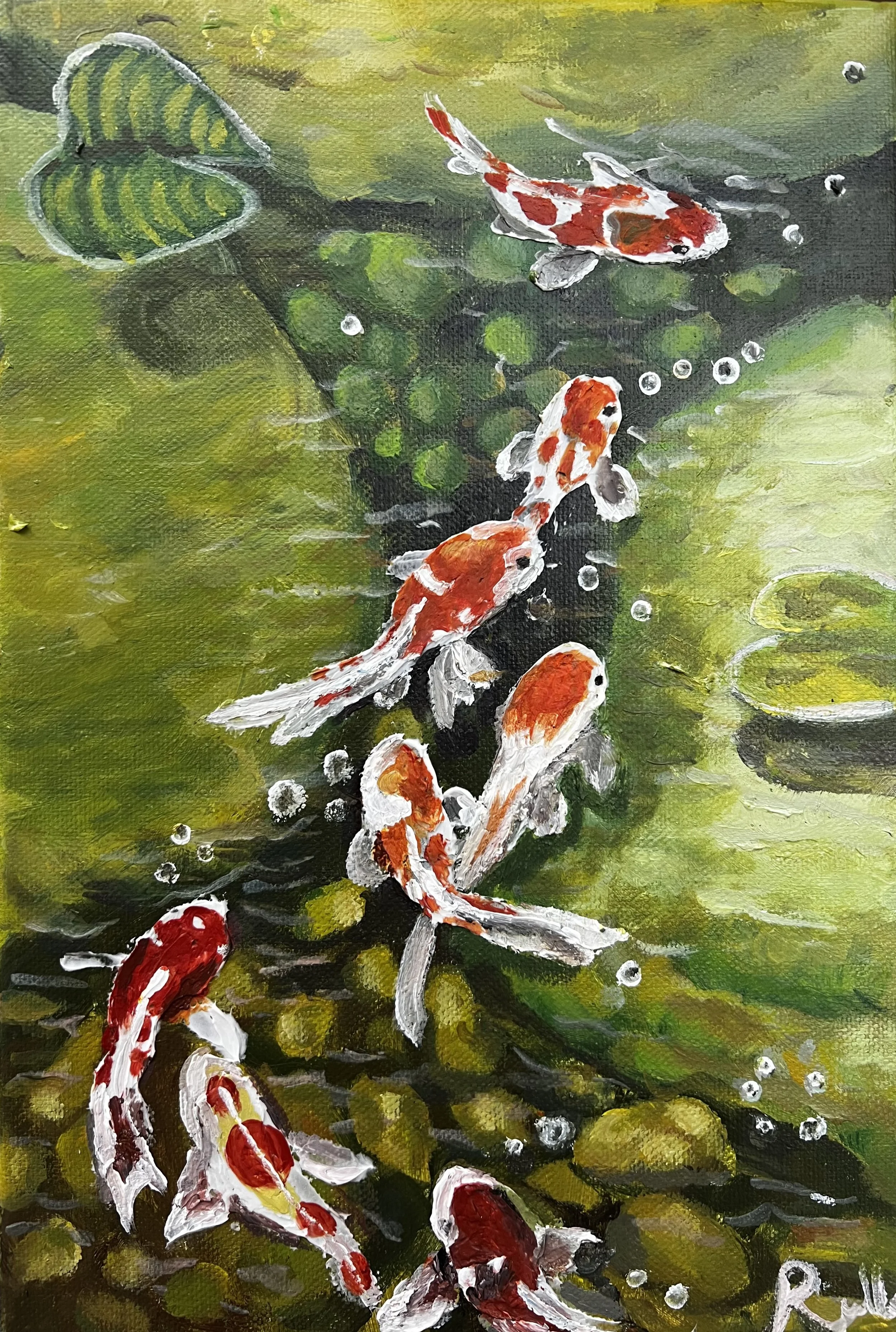 Dance of Koi - Print