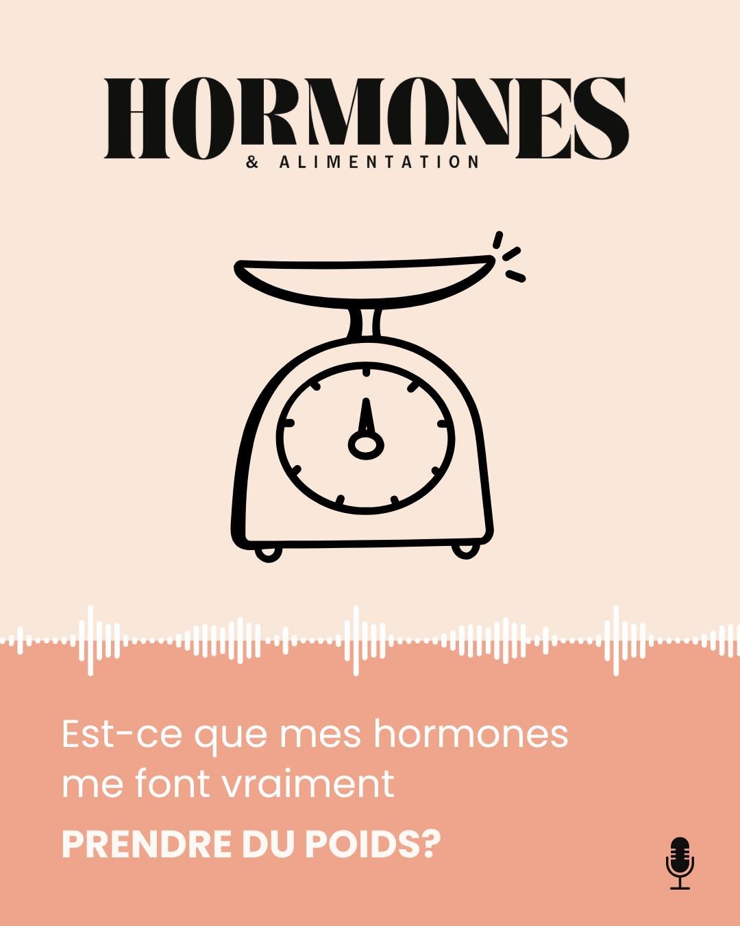 L'&eacute;pisode de la semaine est en ligne! 🎙️

Cette semaine, on r&eacute;pond &agrave; LA question qui revient le plus r&eacute;guli&egrave;rement en clinique...

Est-ce que les hormones peuvent &ecirc;tre responsable d'une prise de poids? 🤔

Co