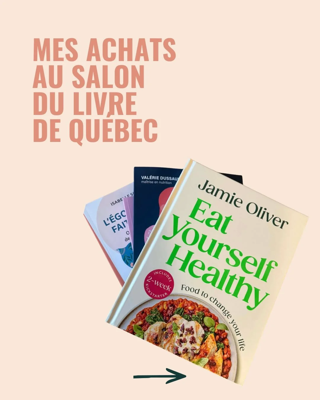 Ce week-end, j&rsquo;ai eu le plaisir de me rendre au Salon du livre du Qu&eacute;bec. Ma mission premi&egrave;re : une s&eacute;ance de d&eacute;dicace pour le livre que j&rsquo;ai co-&eacute;crit avec Dre. Charlebois.

Maiis... je me suis &eacute;v