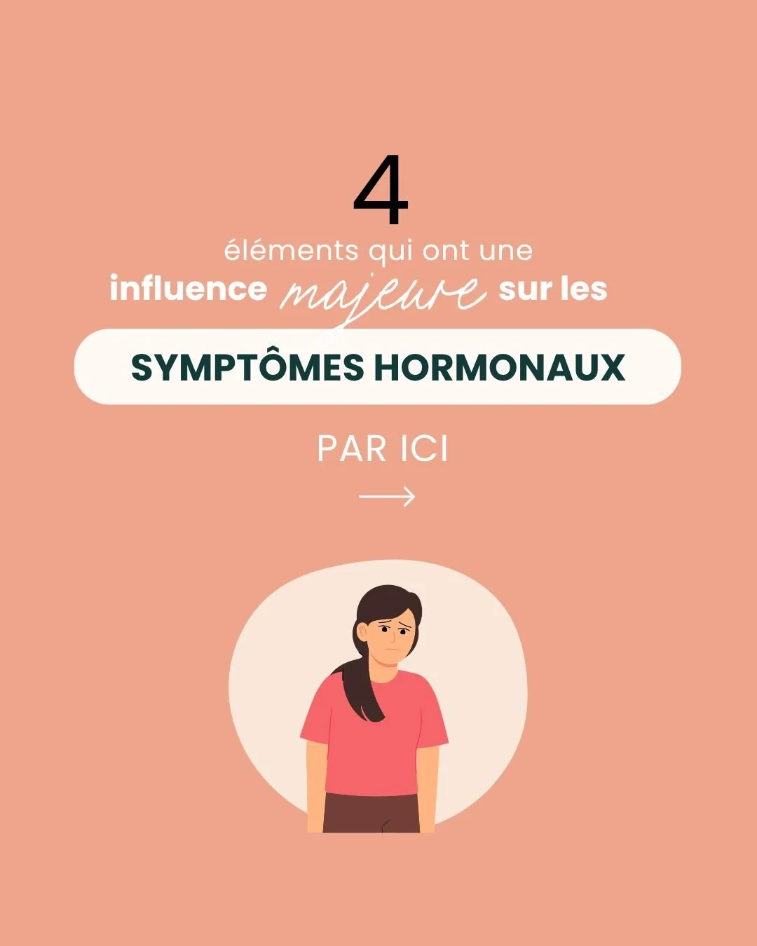 Si j&rsquo;avais juste une chose &agrave; dire quant au lien entre l&rsquo;alimentation et les sympt&ocirc;mes hormonaux, ce serait probablement ceci 👆🏼👆🏼