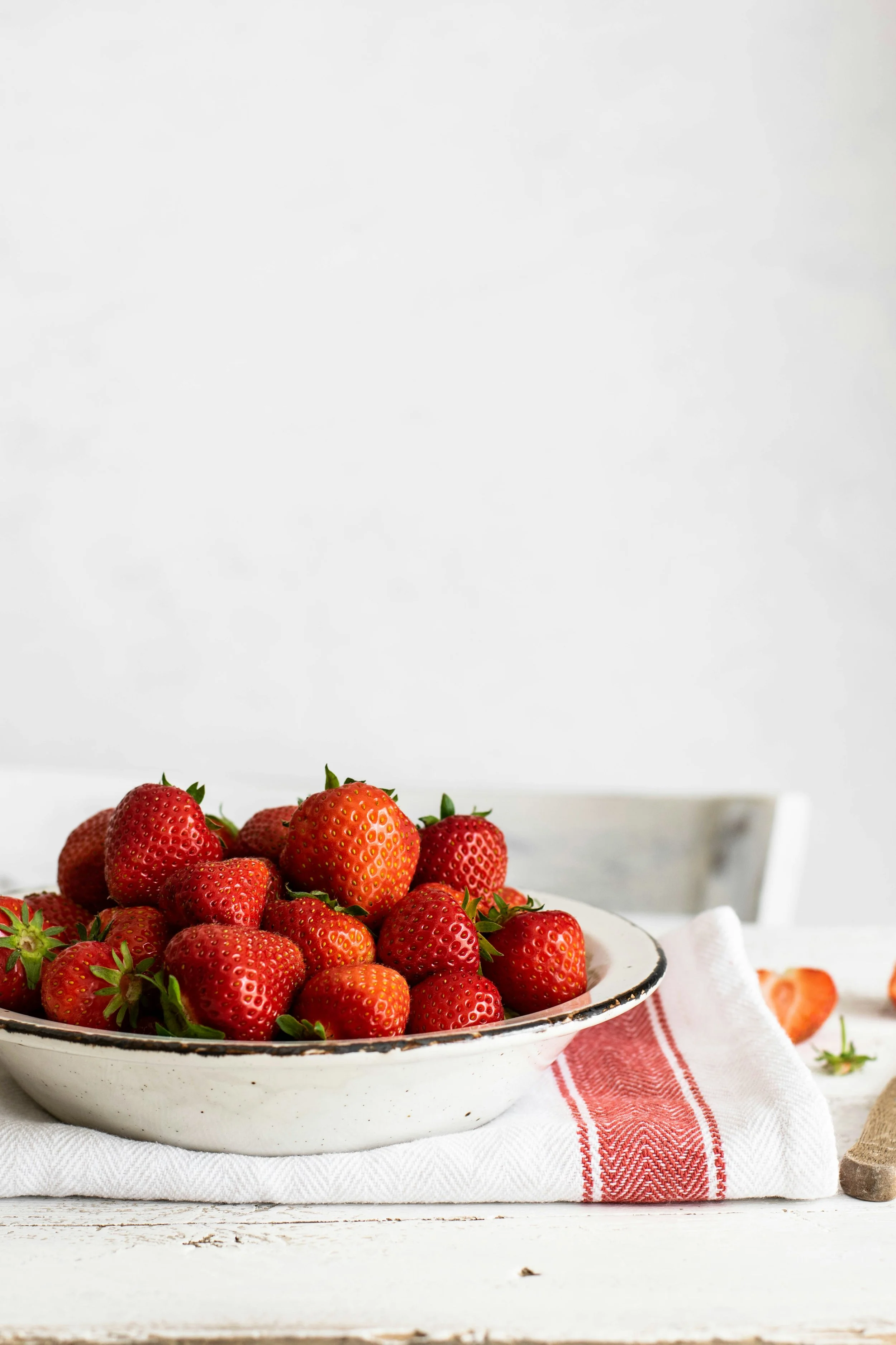 Croustade déjeuner protéinée aux fraises du Québec