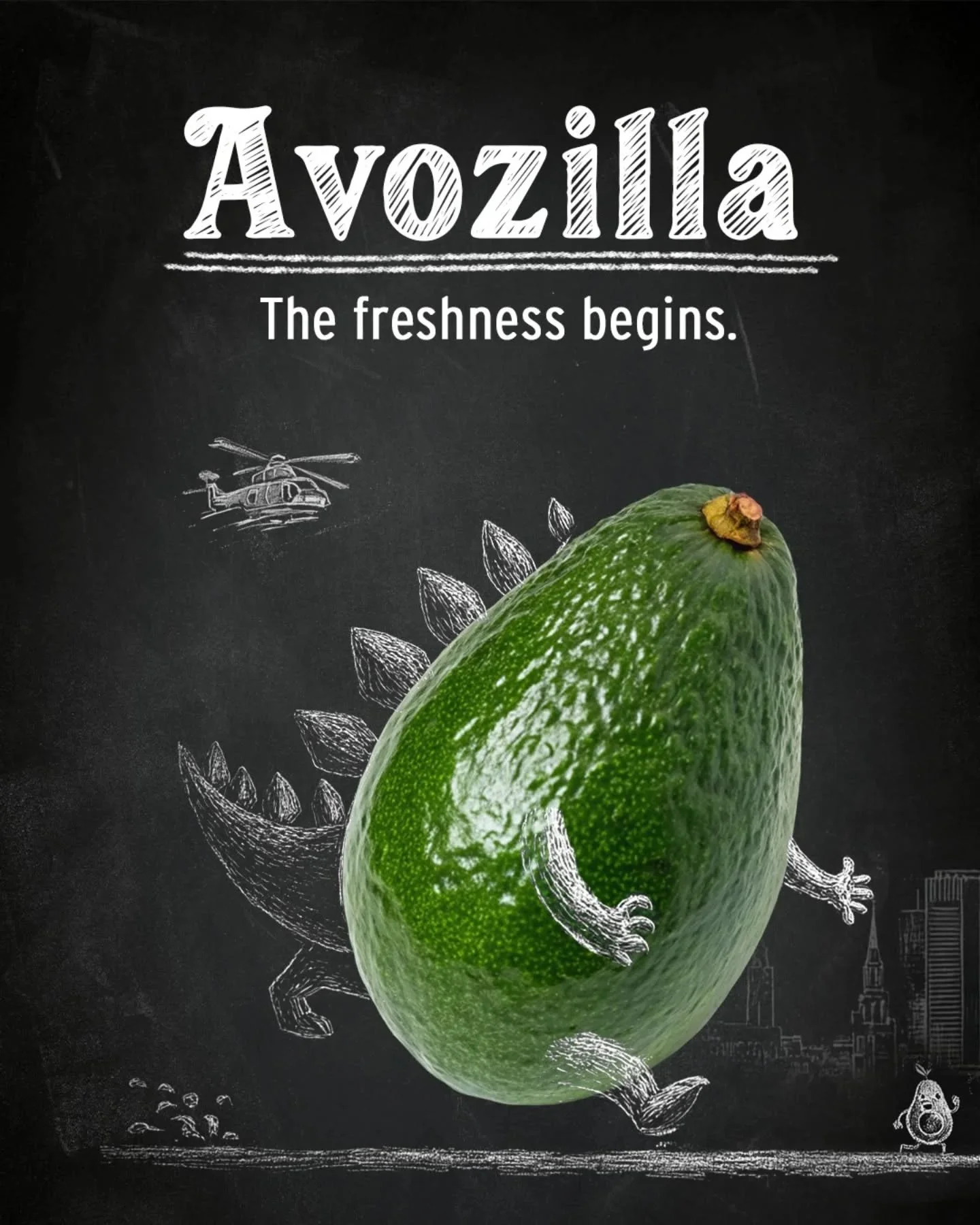 Stell dir vor, du belegst deine Hipster-Stulle mit EINER durchgehenden Scheibe Avocado! Stell dir vor, du machst Guacamole f&uuml;r 10 Personen &ndash; aus EINER Frucht!

Der Boden an der Konsti bebt: Frankfurt erzittert in Ehrfurcht vor der AVOZILLA