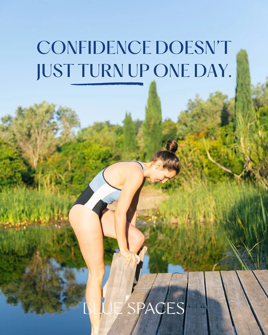 Nobody wakes up suddenly confident.

It builds slowly, gradually, through all the times you do the uncomfortable thing instead of waiting for the &lsquo;right time&rsquo;. 

You don&rsquo;t need to feel fearless. You just need to do it, even when the