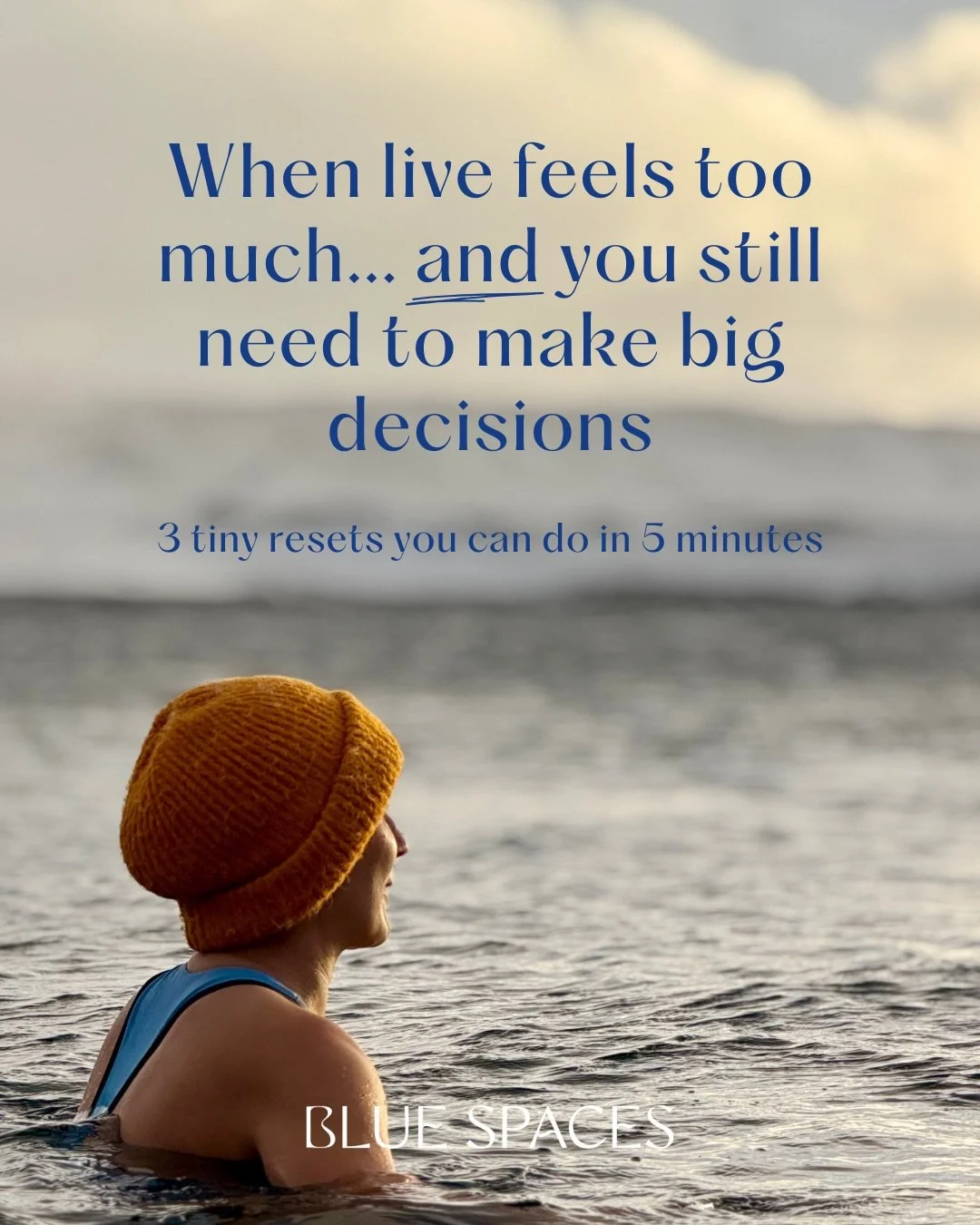 You&rsquo;re not falling apart, you&rsquo;ve just had a lot on your plate for a long time, and you&rsquo;re worn out.

When you&rsquo;re that tired, trying harder doesn&rsquo;t usually bring clarity. It just makes everything feel more challenging.

T