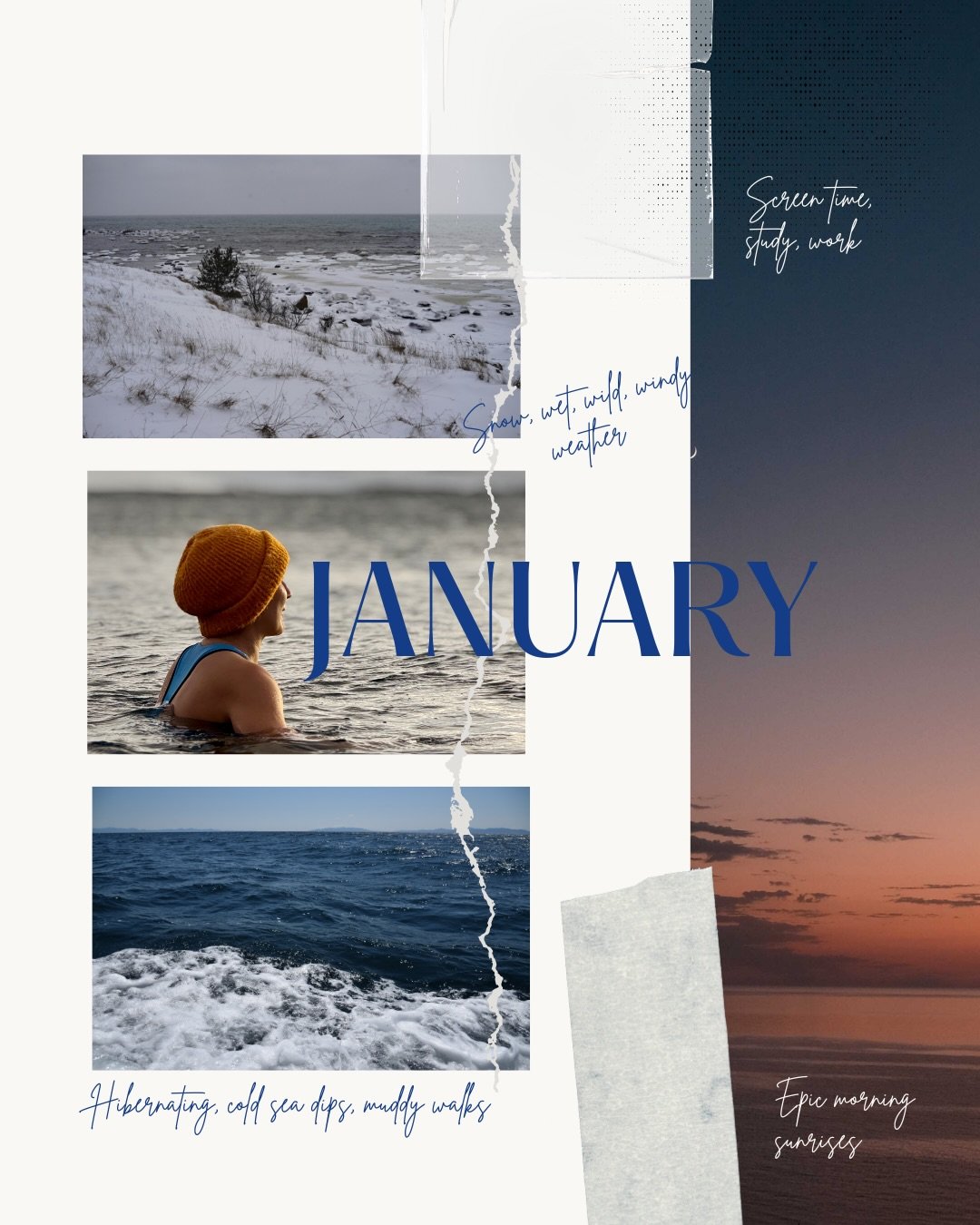 Postcards from us from January 💌

NIKITA: January felt like a month of two halves for me. The first half was like a little magical bubble. No routine. Snow everywhere&hellip; and a lot of it! Sledging. Being snowed in for days. Wrapped up and sittin