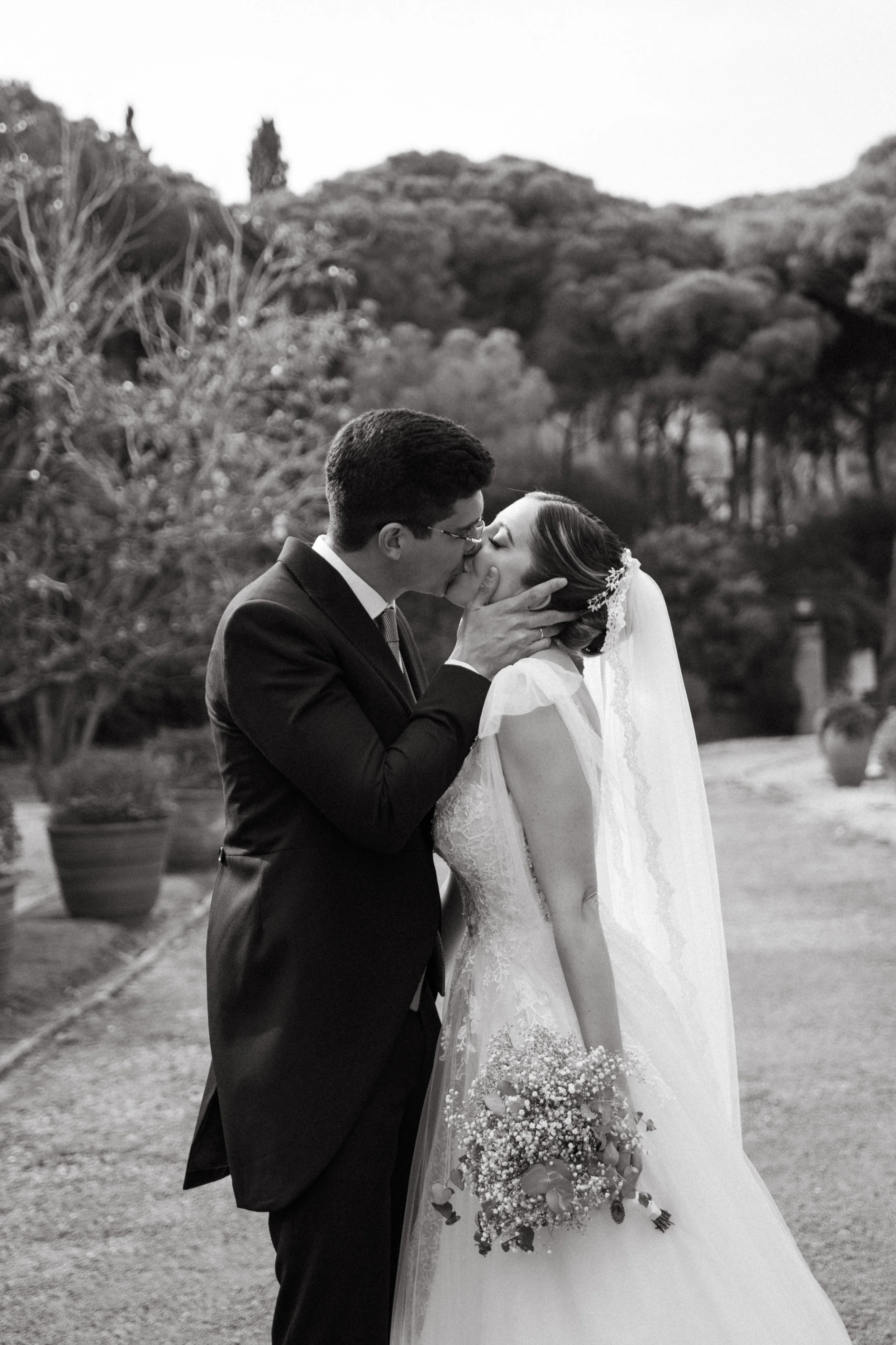 Boda, beso, wedding planner, evento, planificación