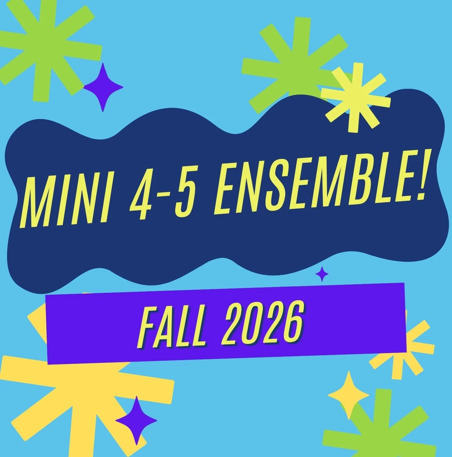 Mini Ensemble Ages 4-5 Fall 2026