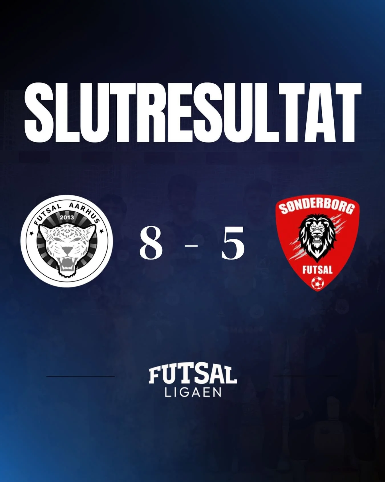 S&aelig;sonen blev rundet af p&aring; bedste vis med en flot sejr over S&oslash;nderborg Futsal 🔥

Fra kampens start havde vi godt styr p&aring; spillet og satte os solidt p&aring; opg&oslash;ret gennem st&oslash;rstedelen af kampen.

Alle spillere 