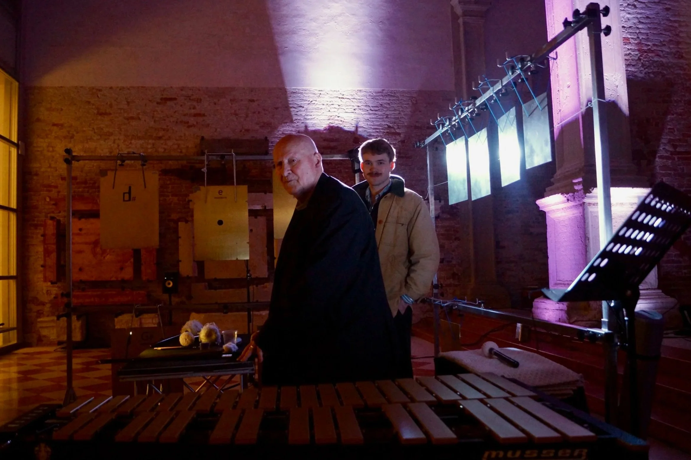 Recording session: Gavin Bryars & Yuri Bryars | Italian Pavilion | Venice Art Biennale 2024
