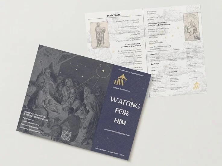 A look at tonight&rsquo;s program. Our designer @amandaruthjoab returns for yet another beautiful design for this special program. She shares her thoughts: &ldquo;A star shines brightly in the night, offering warmth and heavenly light. This evening&r