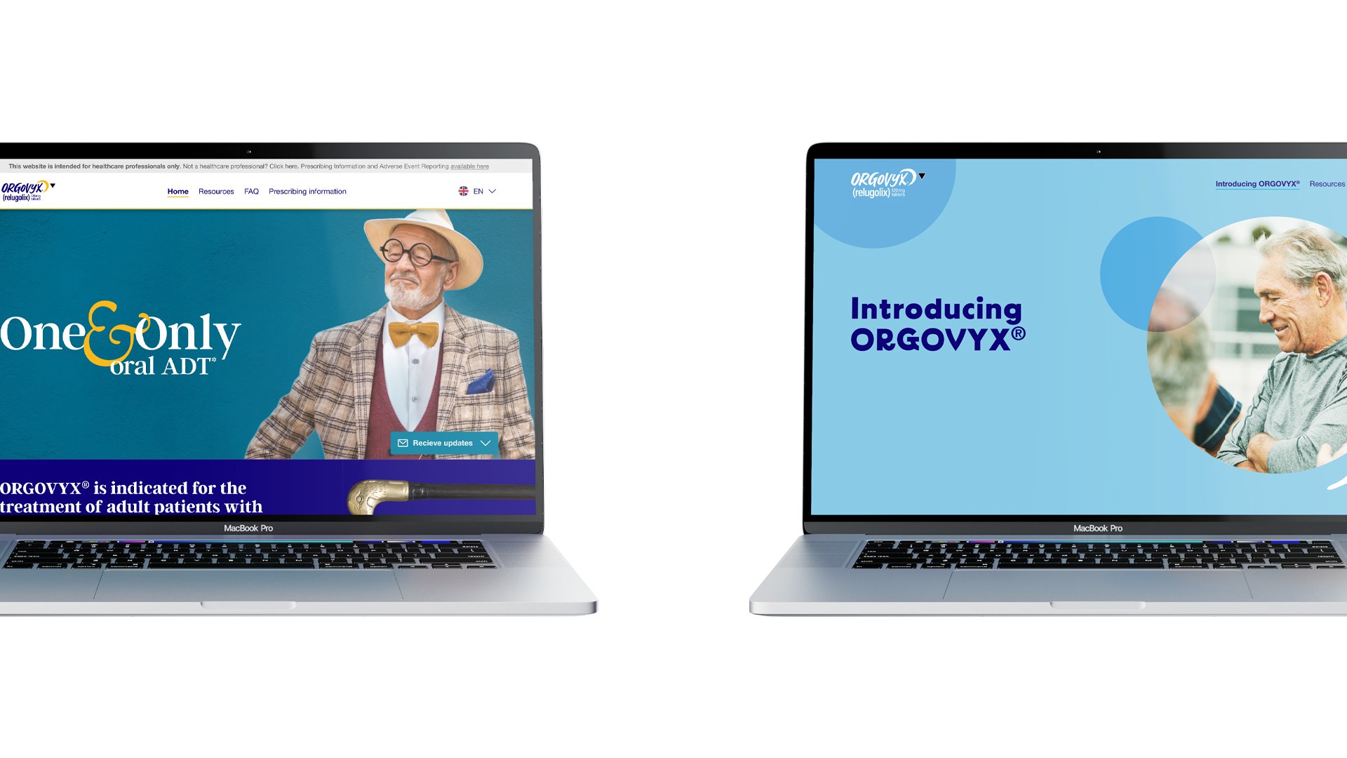 Orgovyx website design