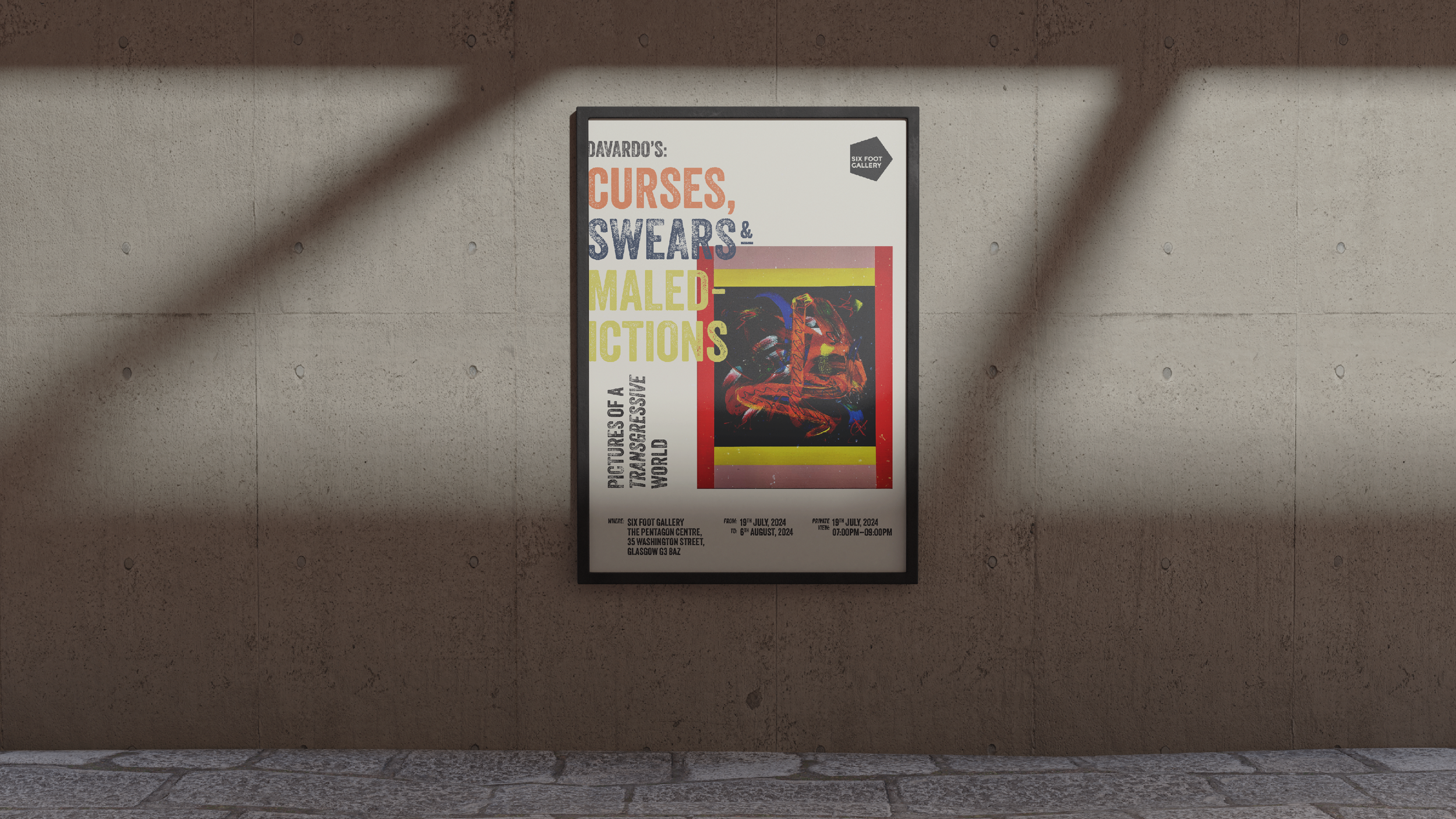 Curses, Swears & Maledictions - exhibition collateral
