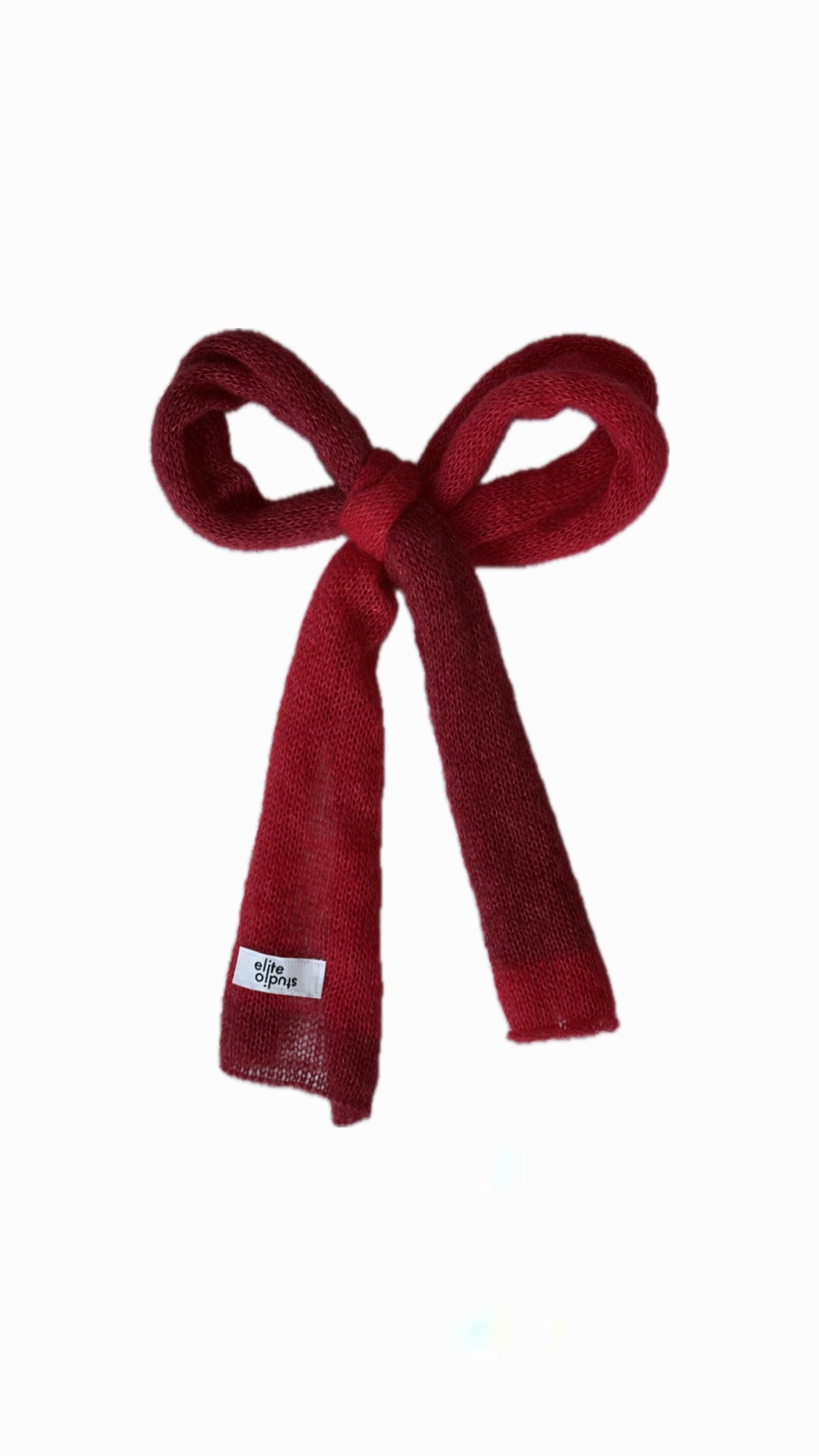 Chunky Scarf Red