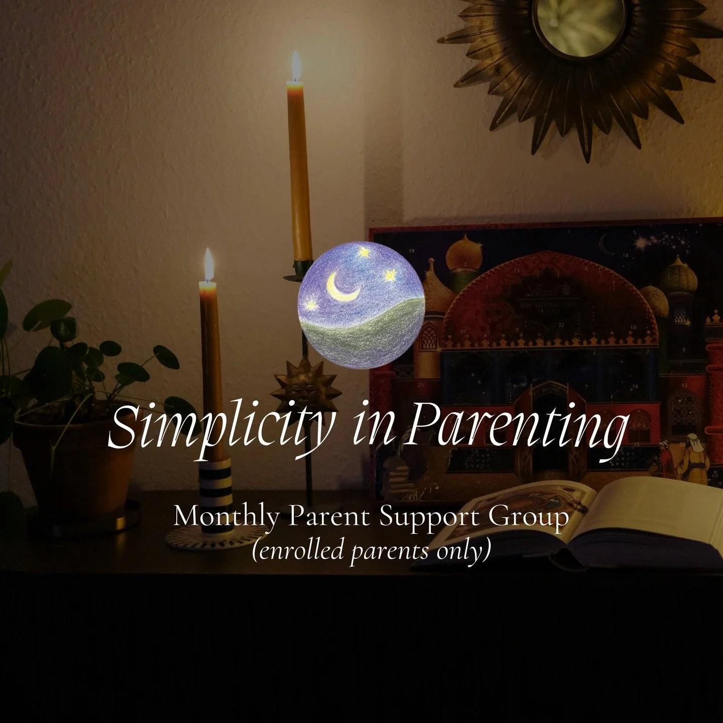 Join us this Wednesday for our monthly Simplicity Parenting Group: 'Schedules and family rhythm. Finding balance in a busy holiday season.&rsquo; This new monthly series is offered to enrolled parents on the second Wednesday of each month and offers 