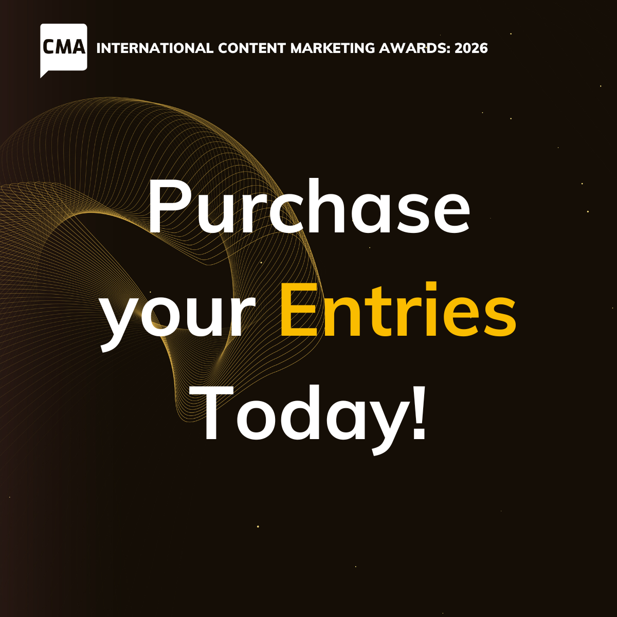 ICMA26: Purchase your entries today!