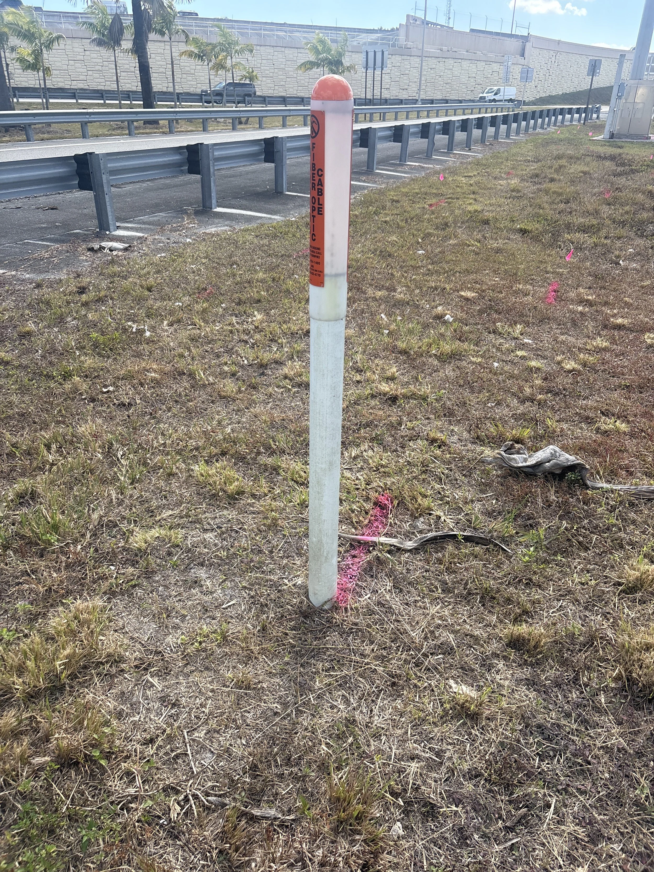 Pedestal for Fiber Optic Cable located in South Florida