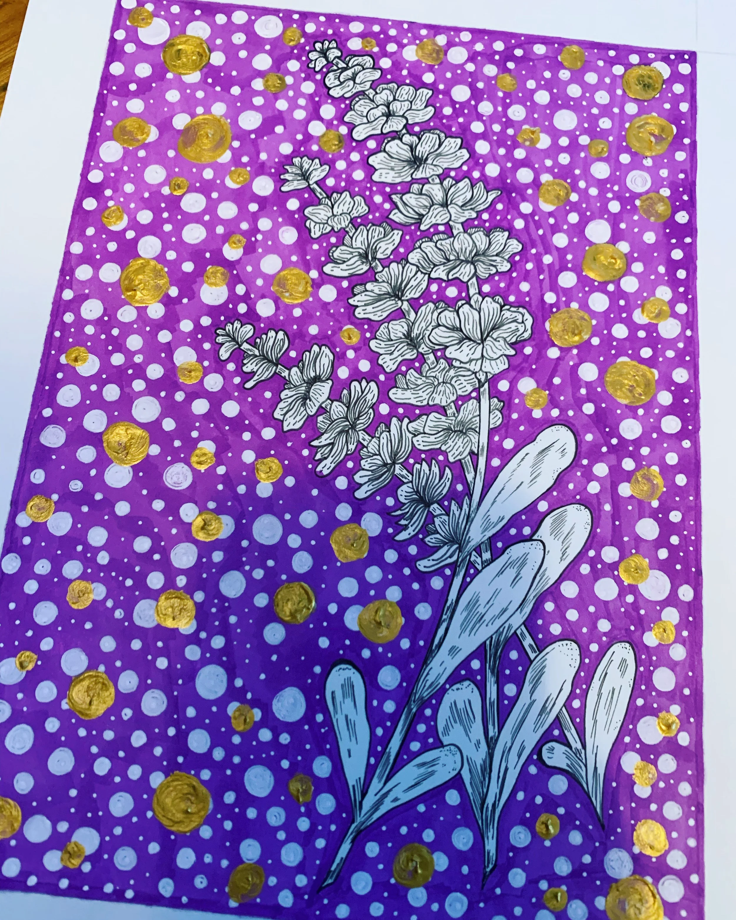 Lavender flowers. Gift for a marriage.