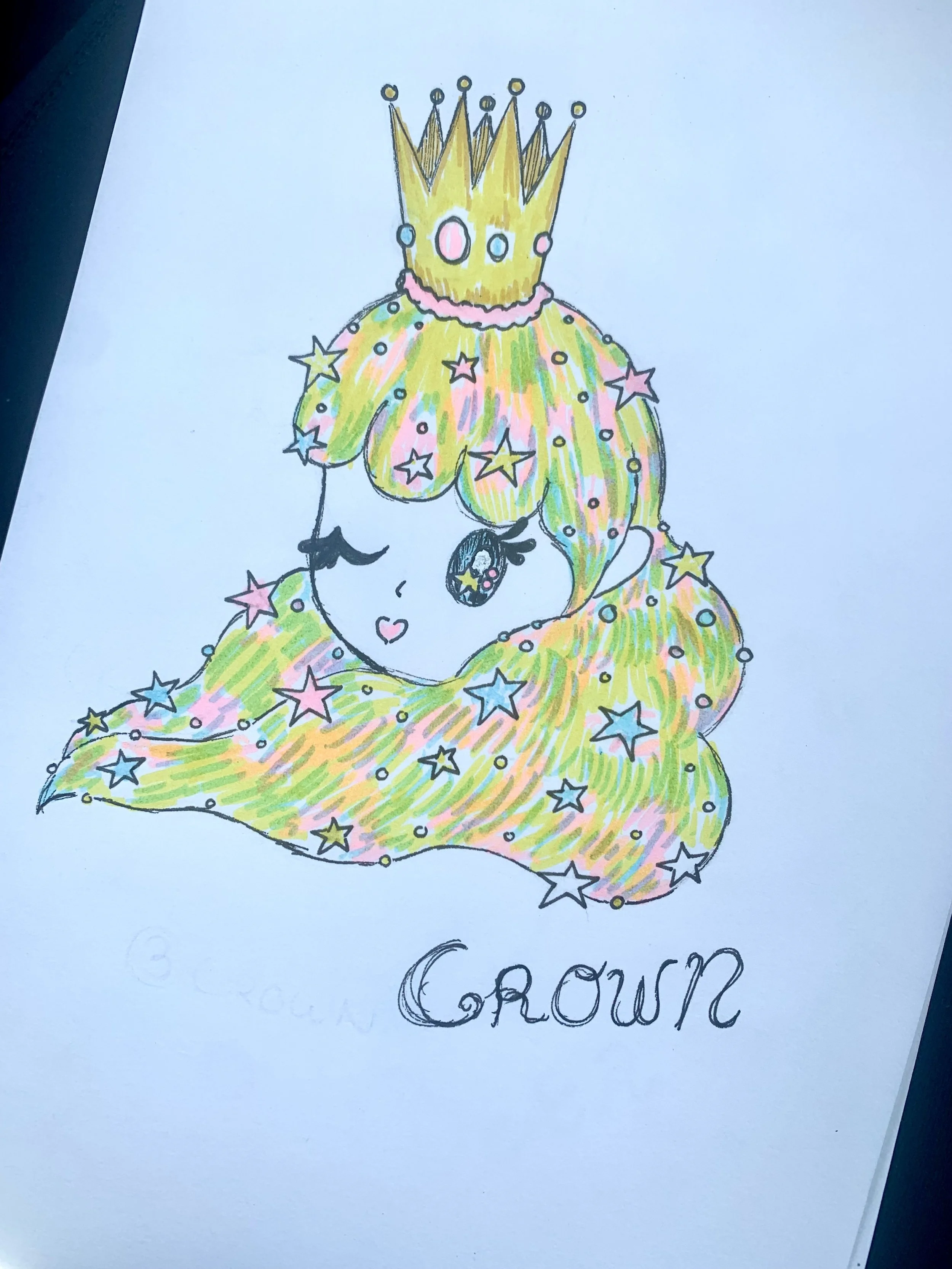 From my Inktober 2025 collection. It was for the word "Crown".