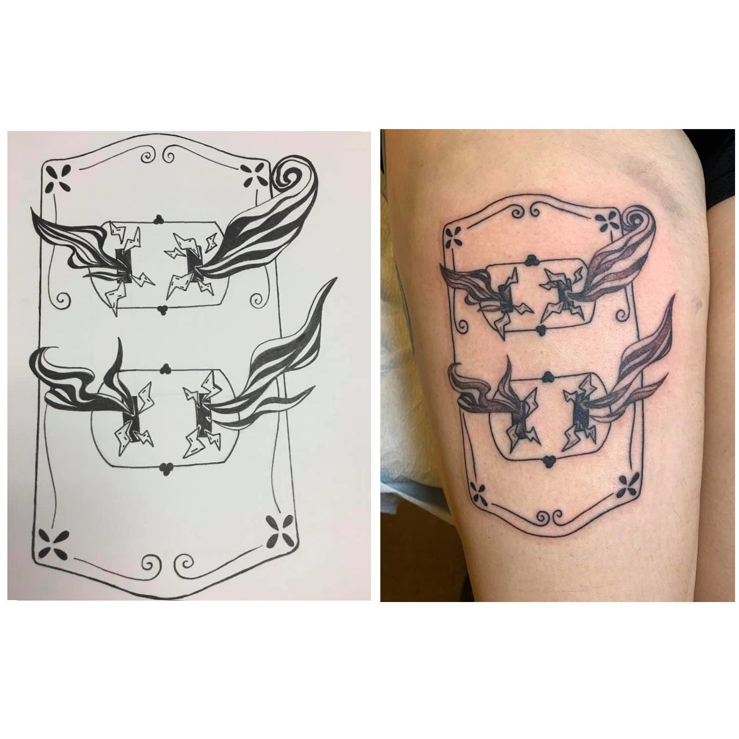 Storm in a teapot Tattoo Design.