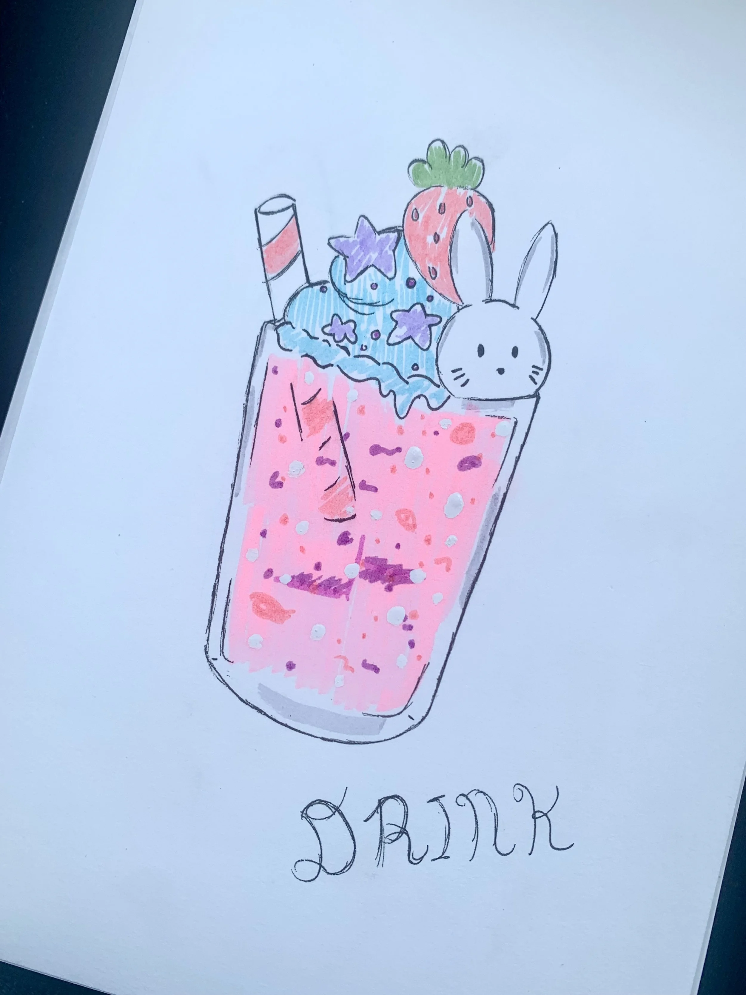 For Inktober 2025. "Drink".