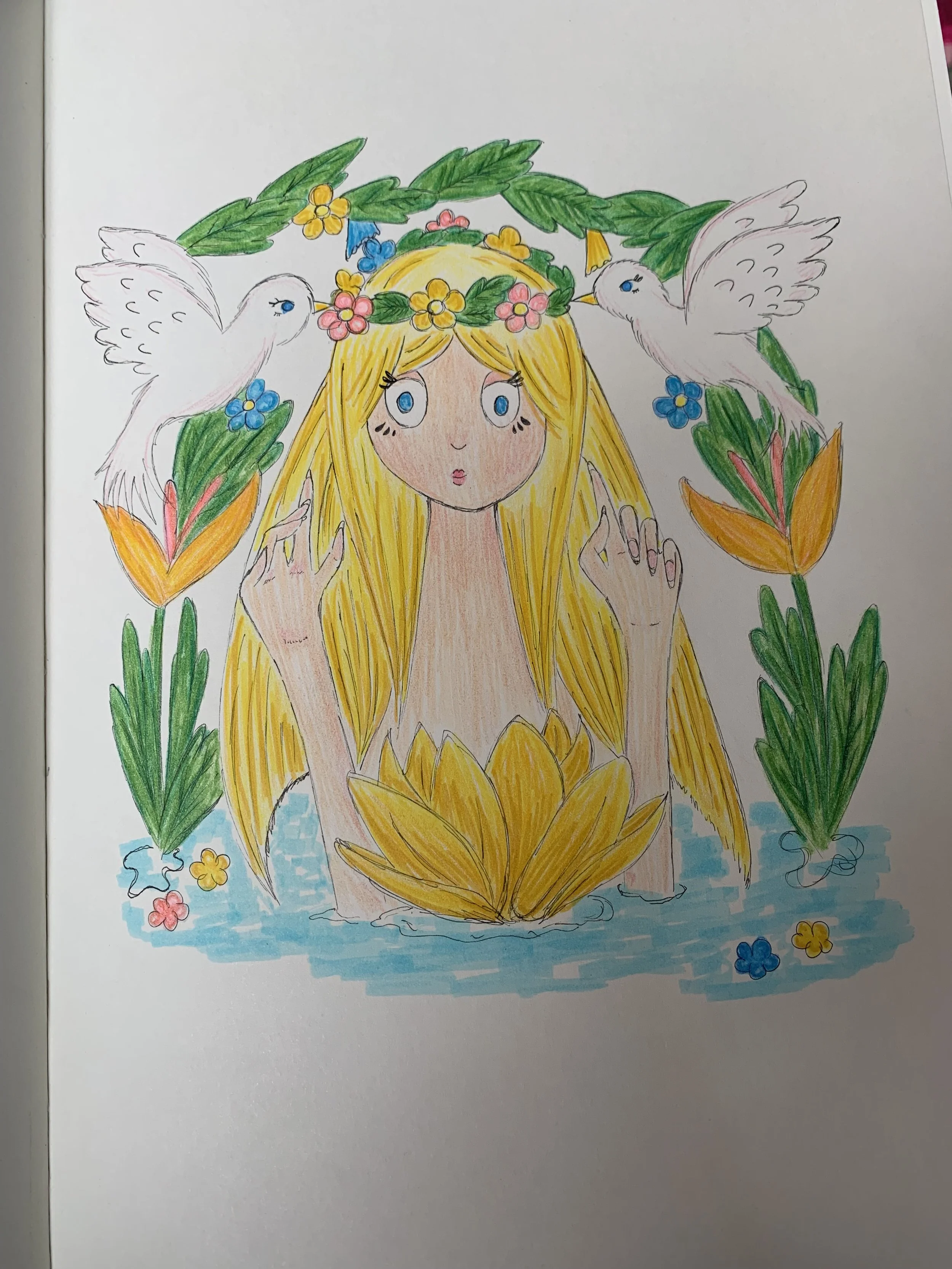 My take on an old 1970s Herbal Essences Ad