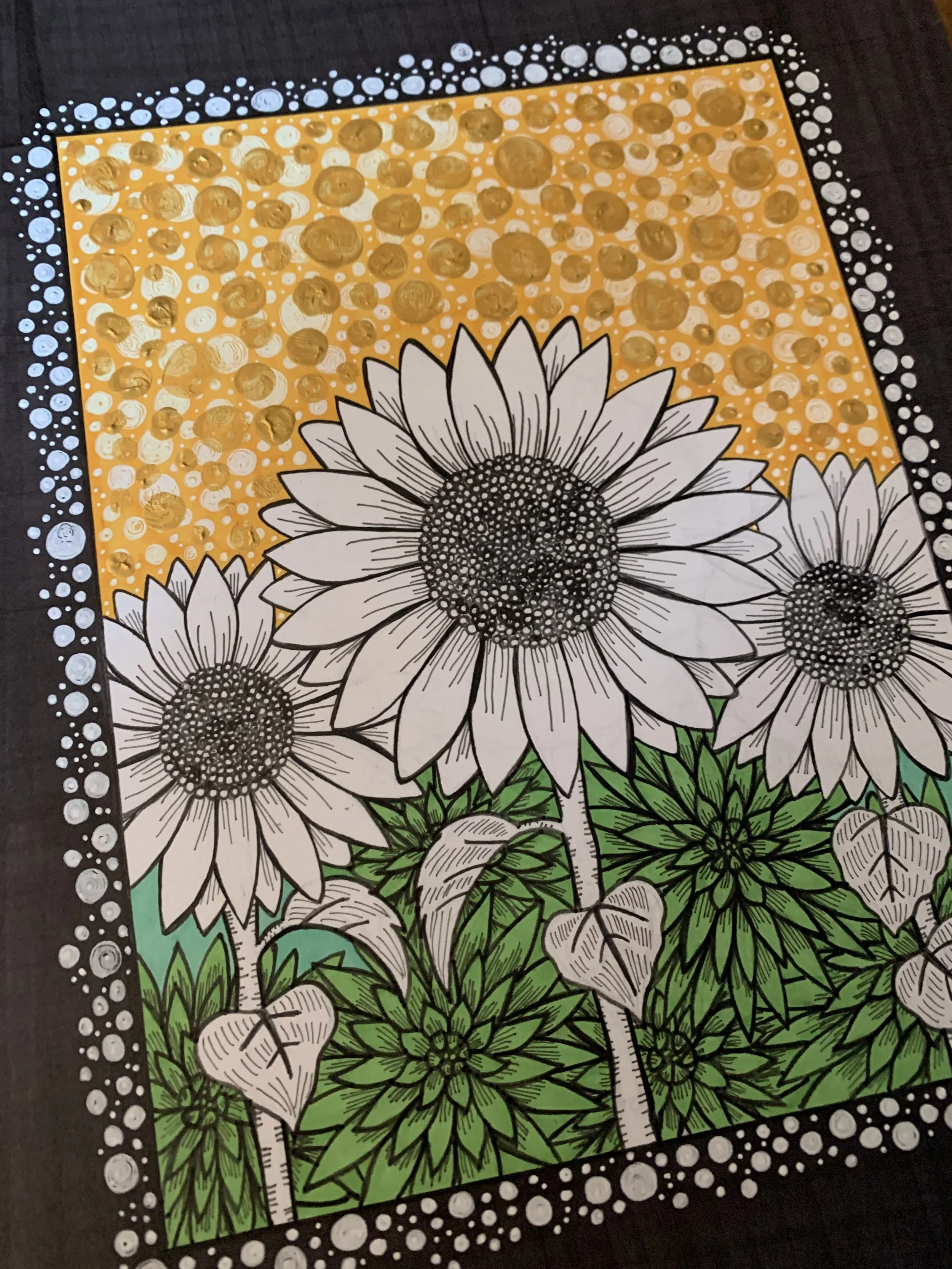 Sunflowers. Gift for a bride.