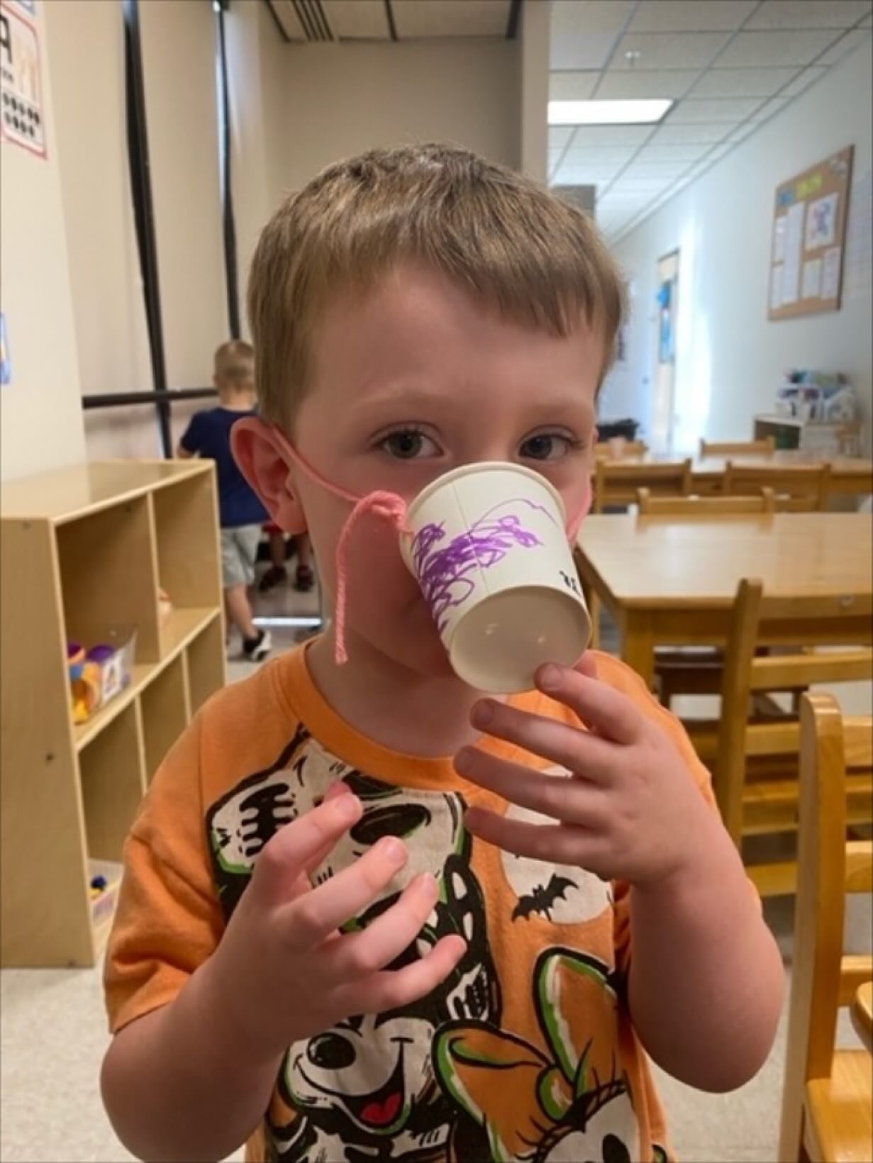 We have been learning all about the farm this month, and look at our pig&rsquo;s noses that our preschoolers made! Oink, oink! #farmlearning #farmcrafts