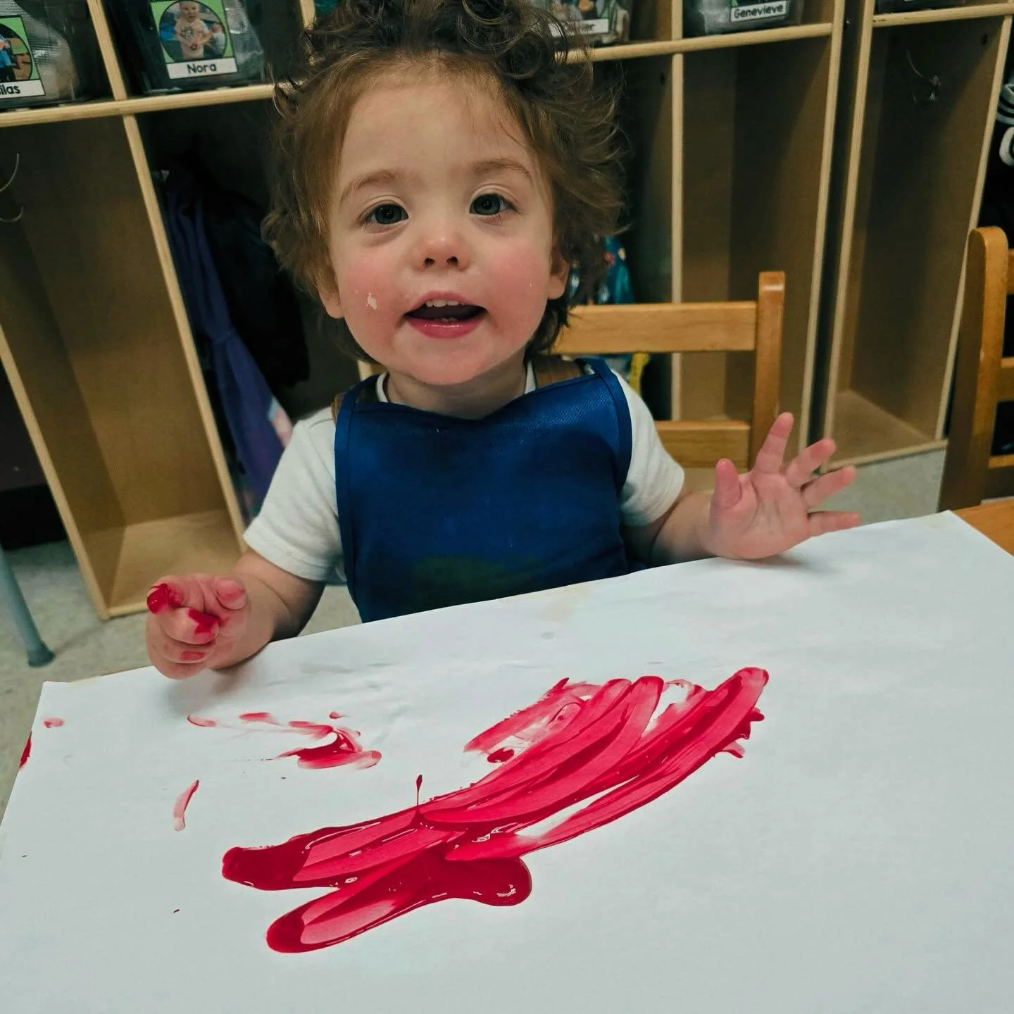 Finger painting fun!! 🤩 🎨