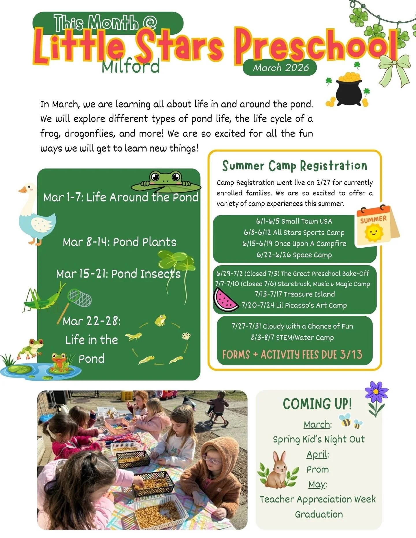 March at LSP Milford ⭐️✨🍀