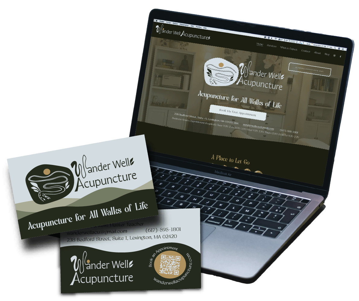Wander Well Acupuncture - Full Brand and Website Redesign