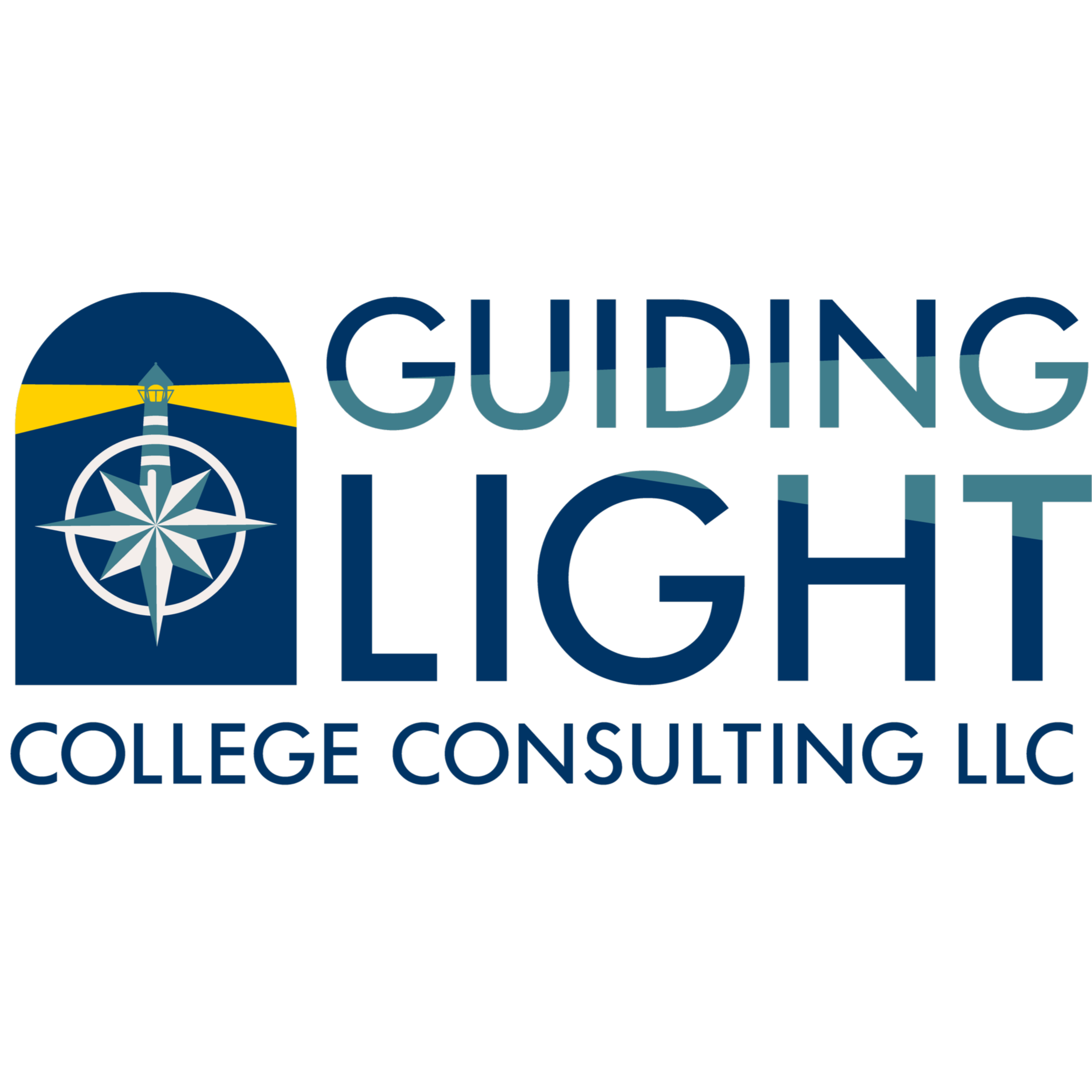 Logo for  Guiding Light College Consulting, an education consulting company out of Lexington MA