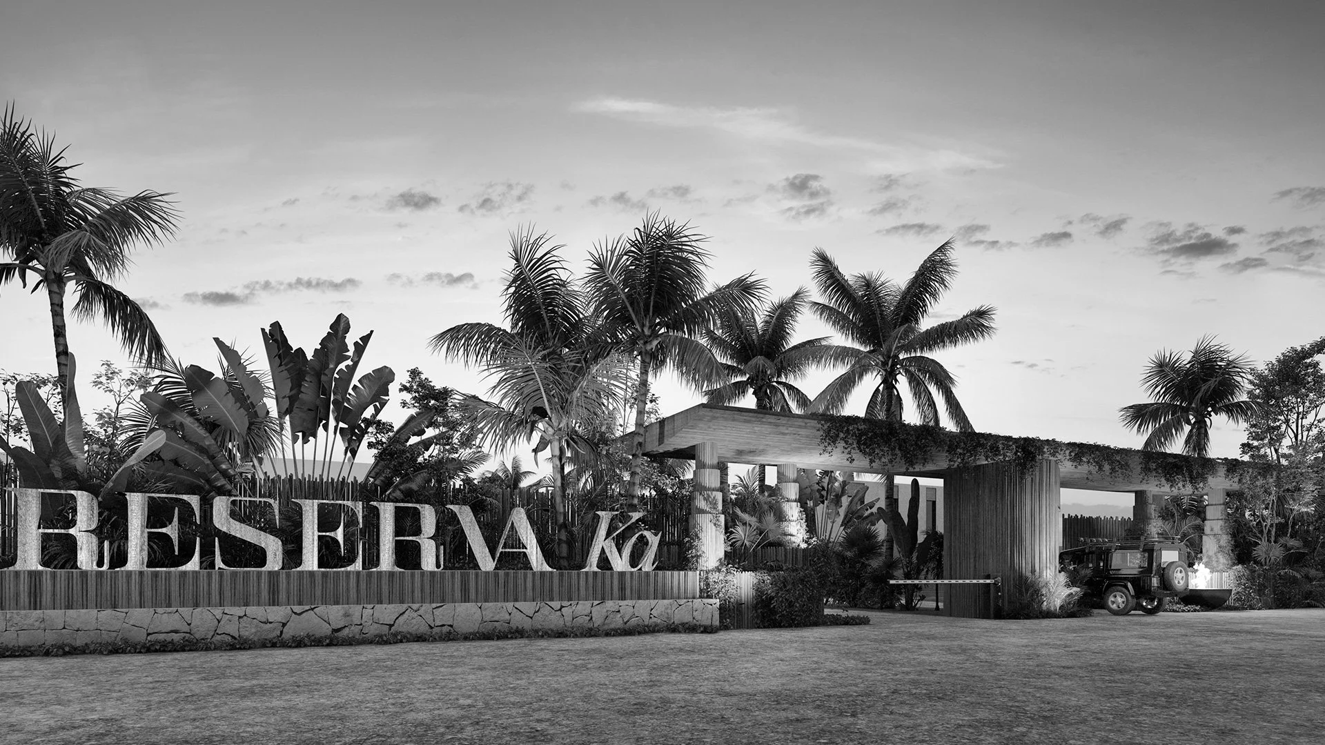 Imagen del proyecto Reserva Ka, un desarrollo residencial de 38 lotes finalizado en 2023, ubicado en la Riviera Maya.