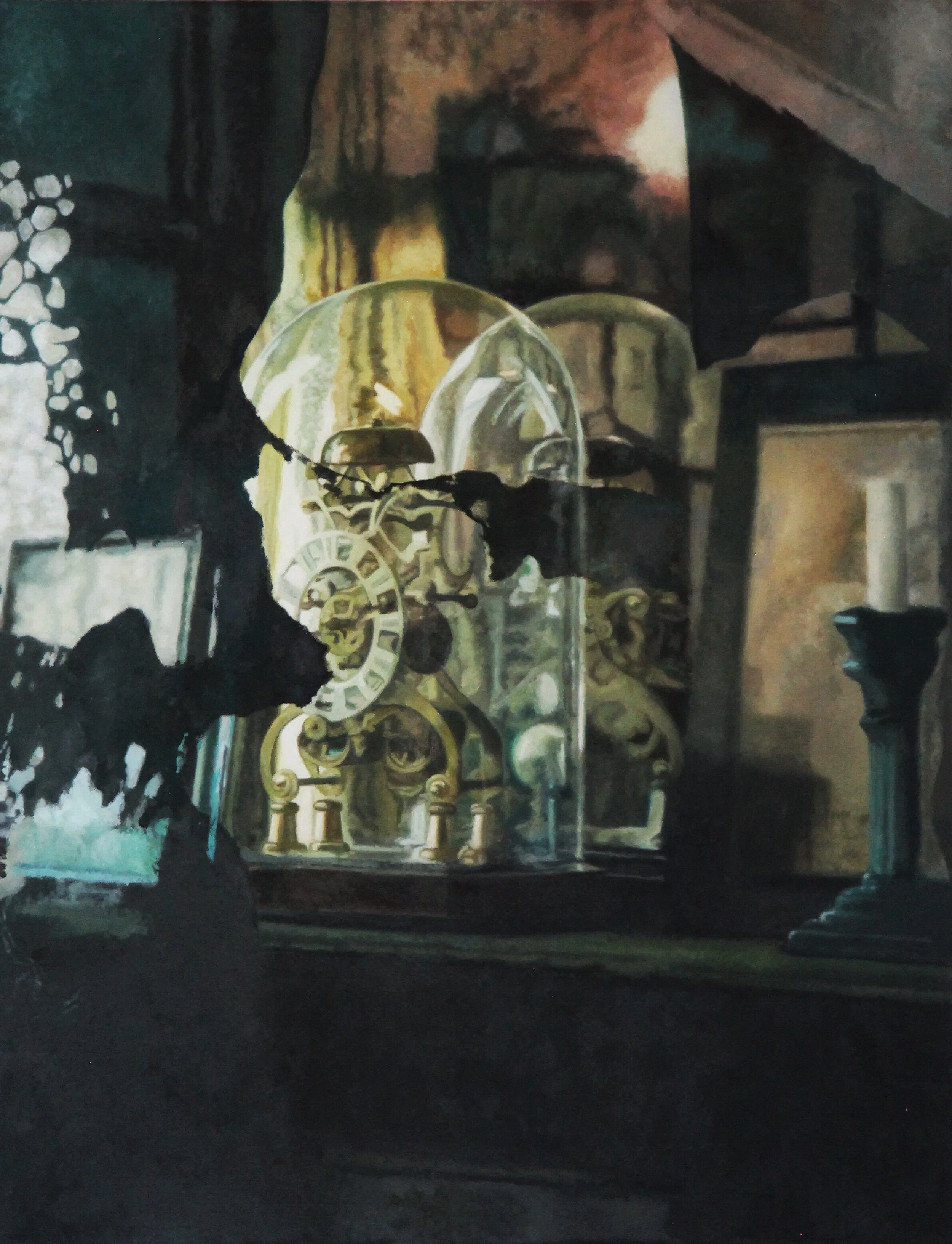 Timecapsule, 90x70cm, 35,4x27,6 inch, Oil on Canvas, 2024