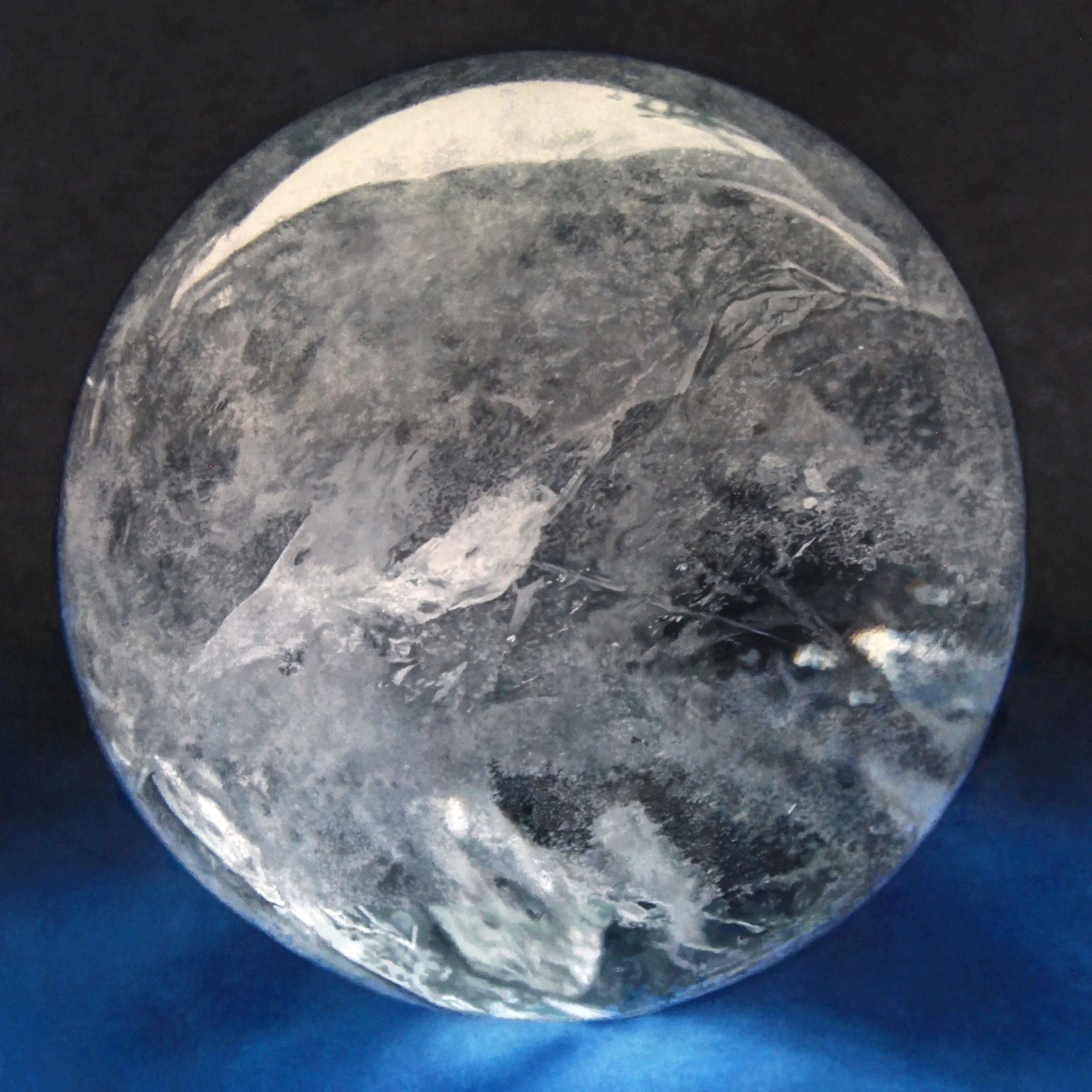 Fullmoon, 120x120 cm, 70,9x70,9 inch,  Oil on Canvas, 2022