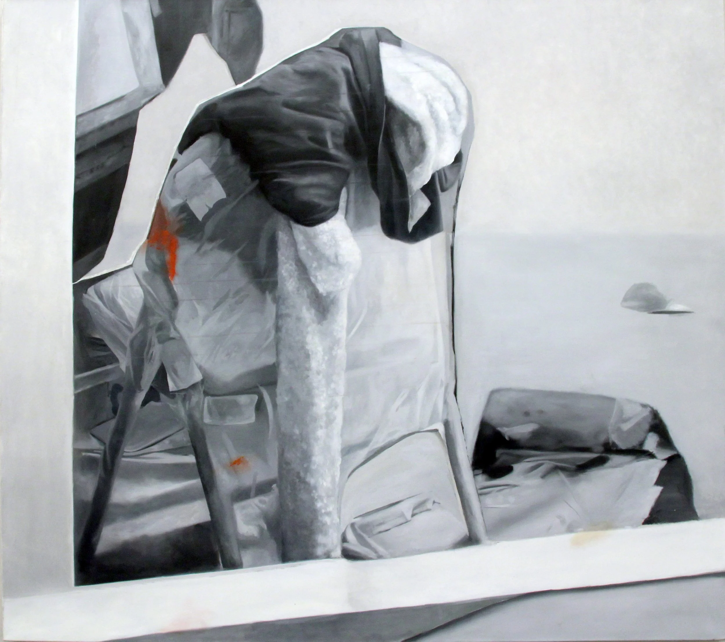 Schnee, 121x 147 cm, 58x48 inches, Oil on Canvas, 2013