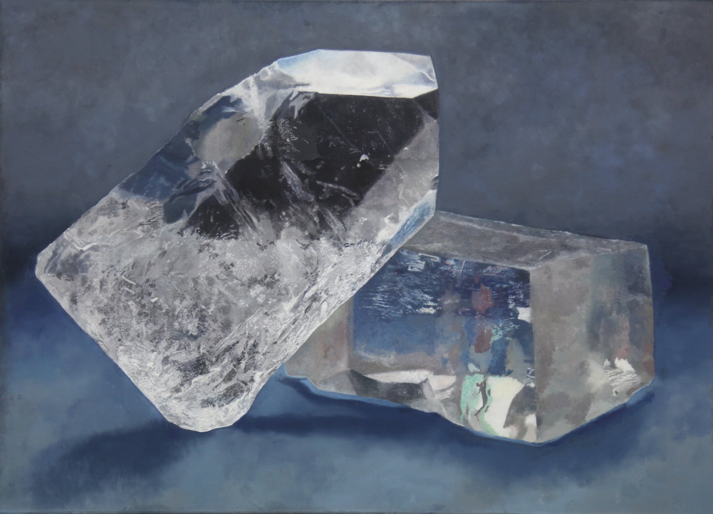 Silverpool, 130x180, 51x71 inch, Oil on Canvas, 2022