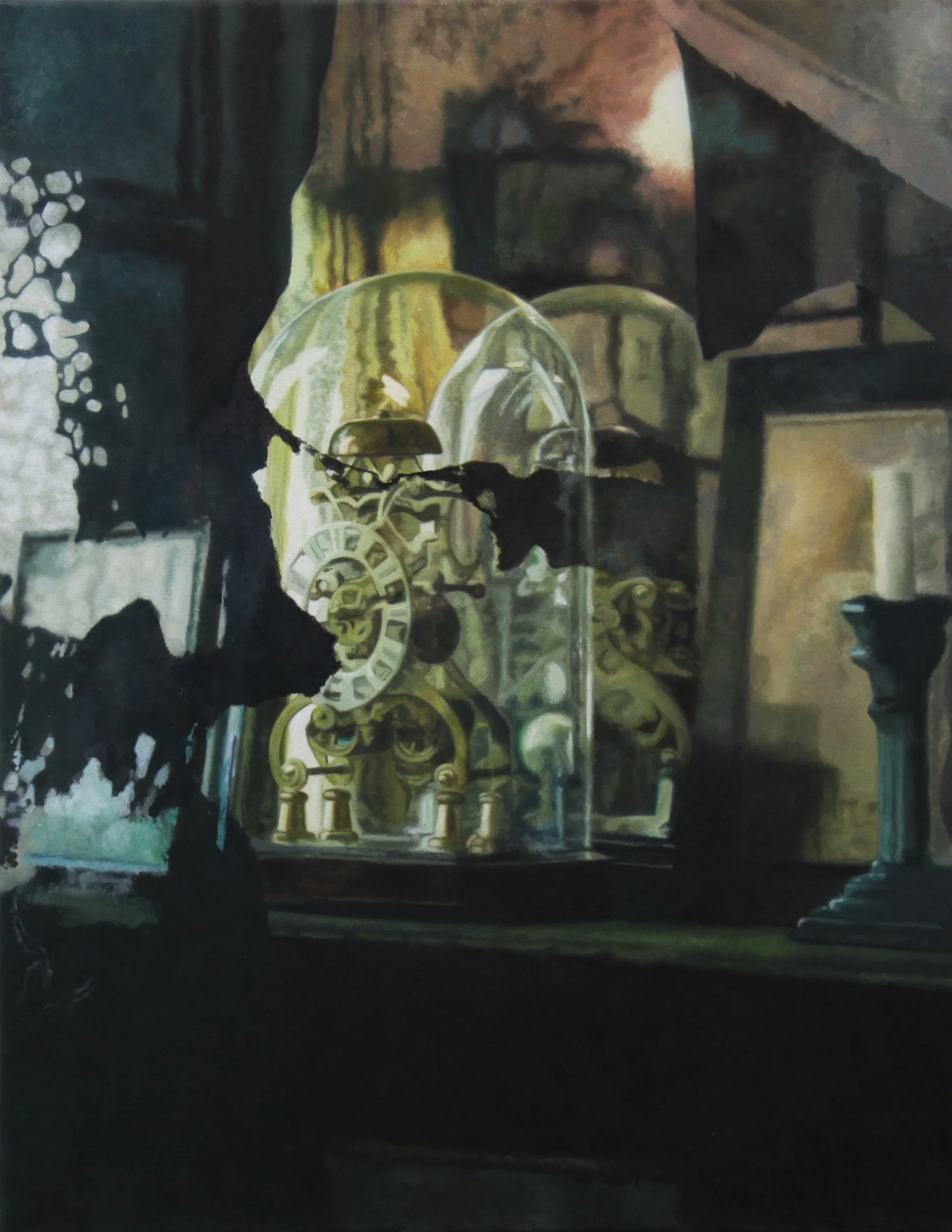 Timecapsule, 90x70cm, 35x27inch, Oil on Canvas, 2024
