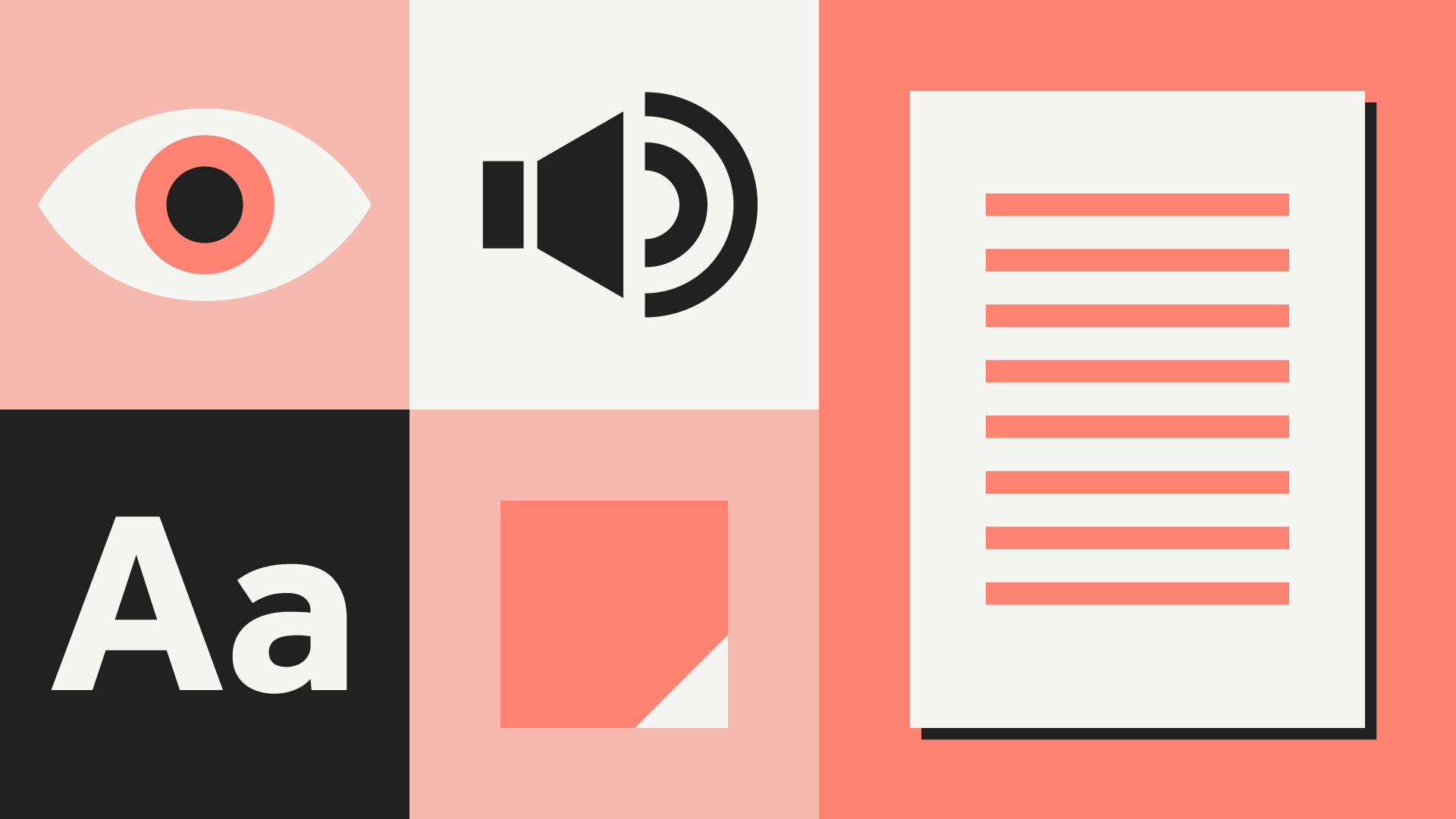Making designs accessible