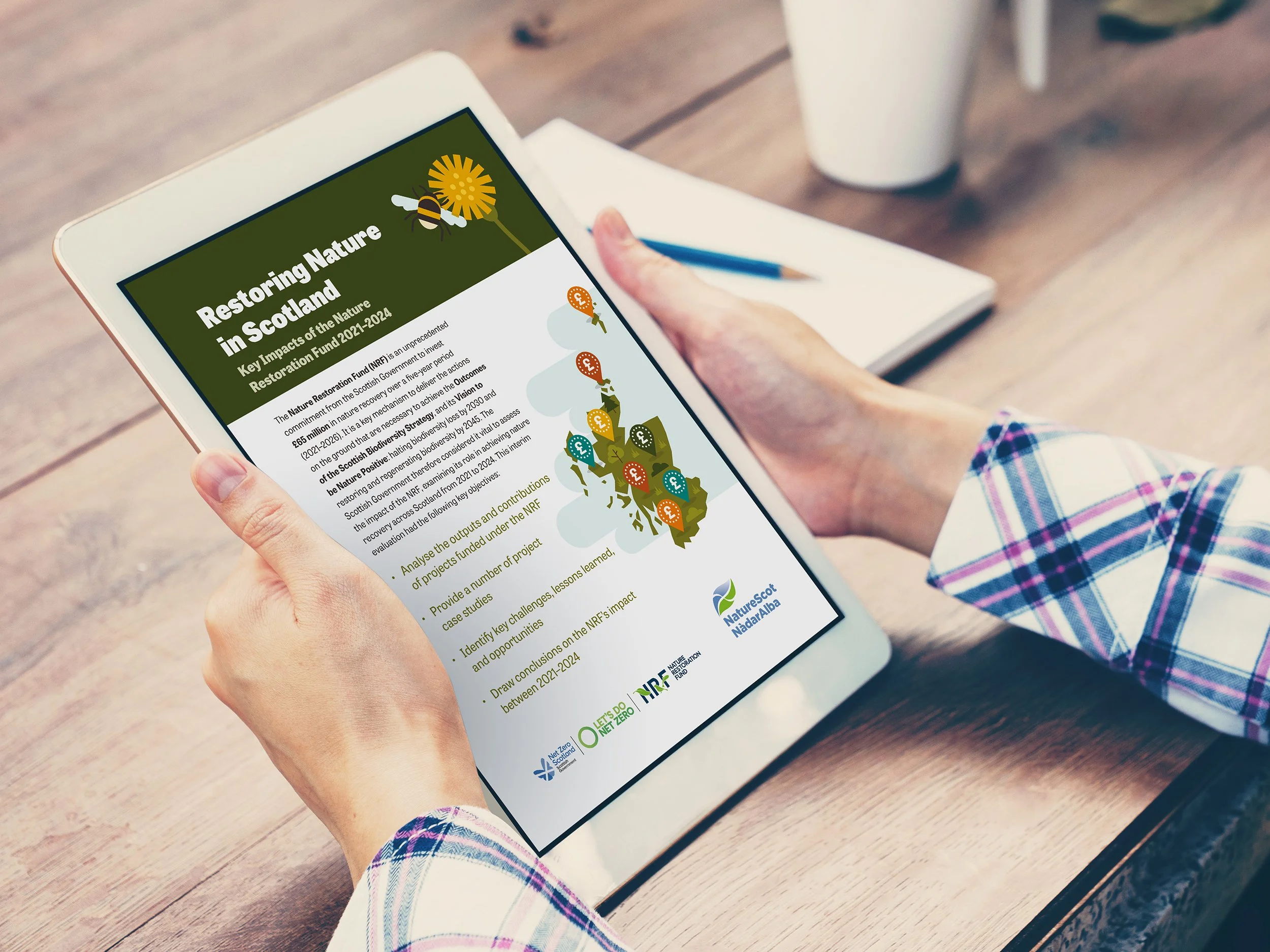 Restoring Nature in Scotland report cover