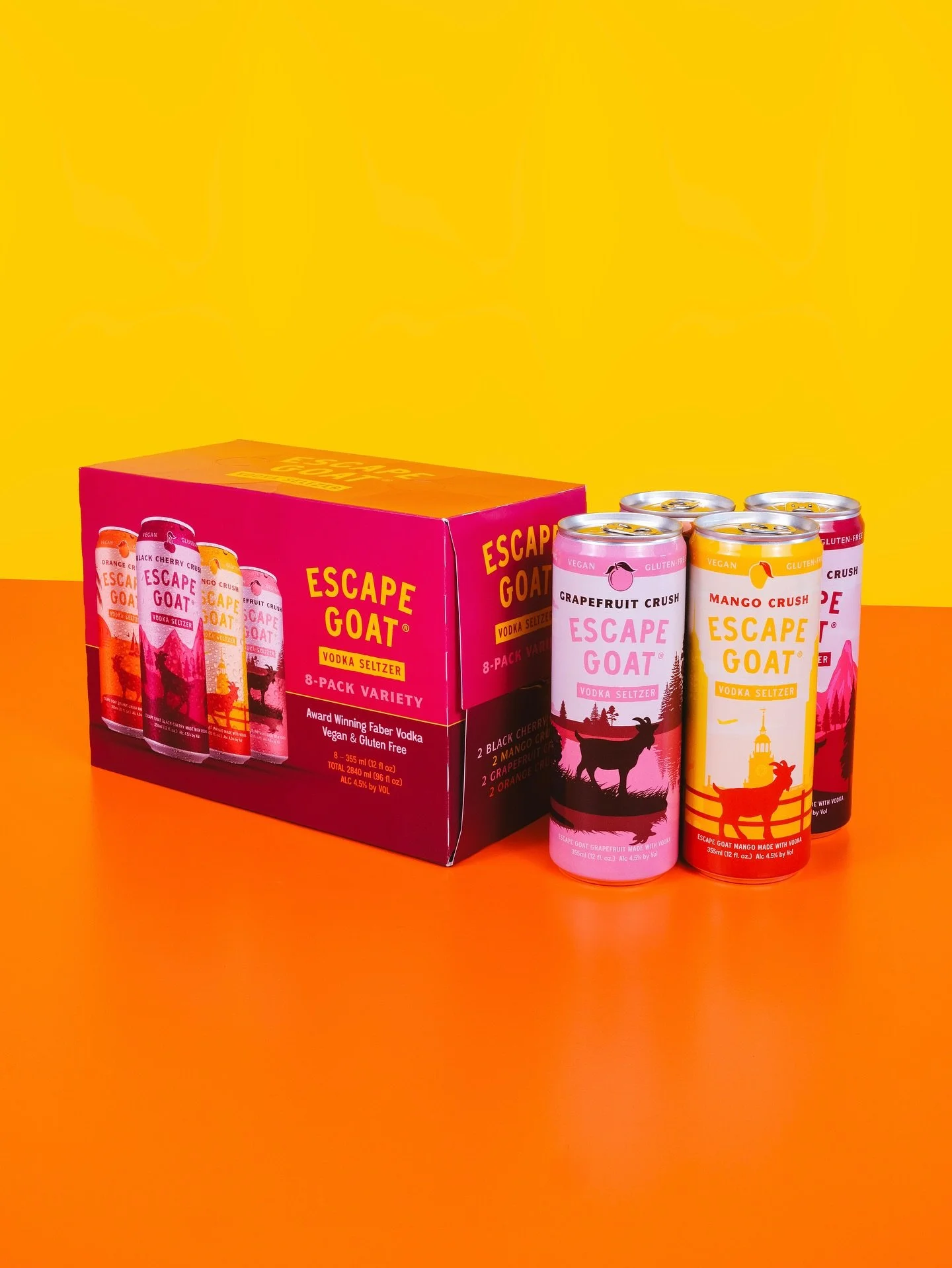All your favorite flavors in one pack. The Escape Goat Variety 8-Pack is ready to ship anywhere in PA. Order yours on our site today. 🐐