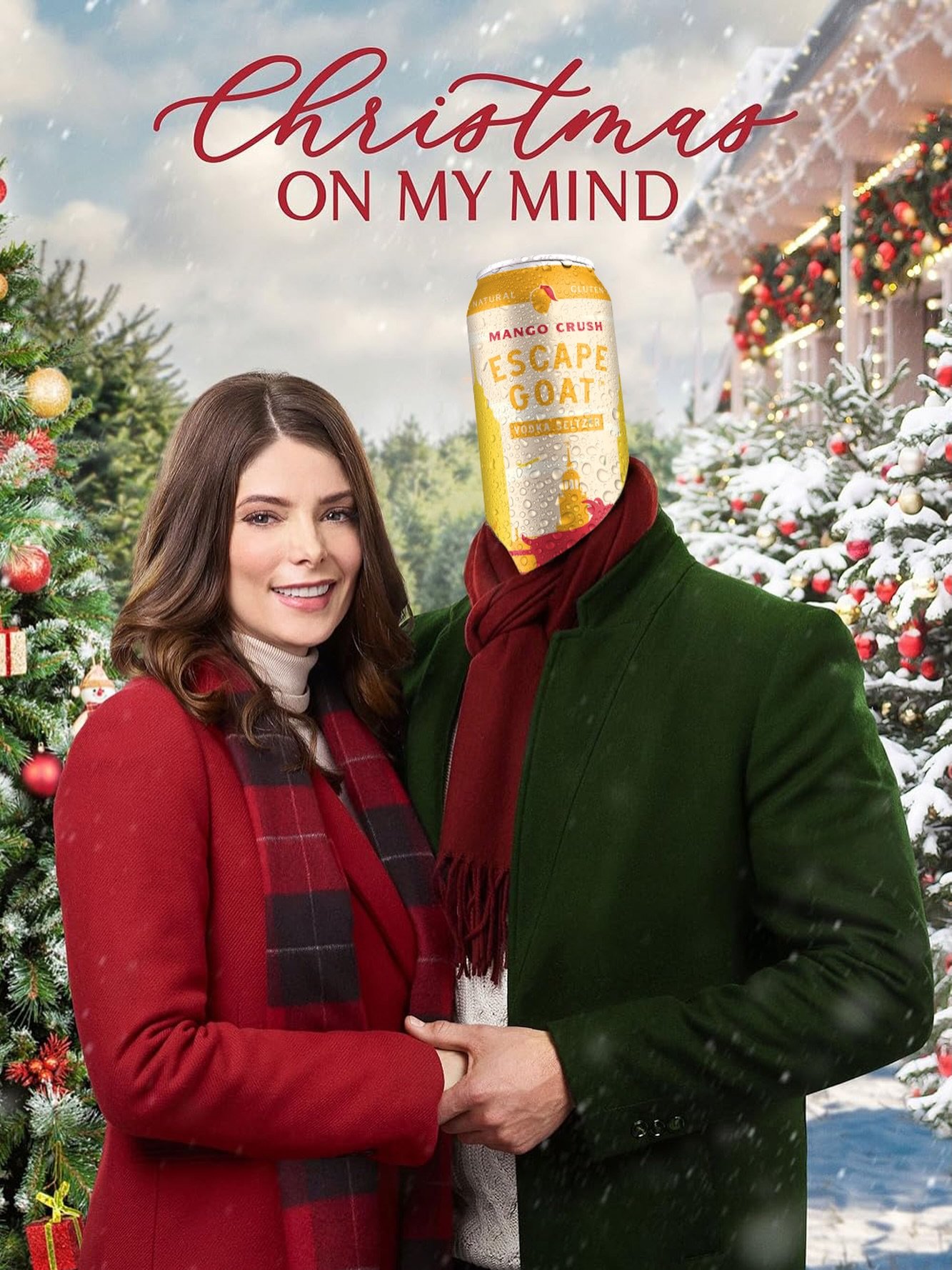 Small town. Big feelings. Cold seltzer. #EscapeGoatChristmas