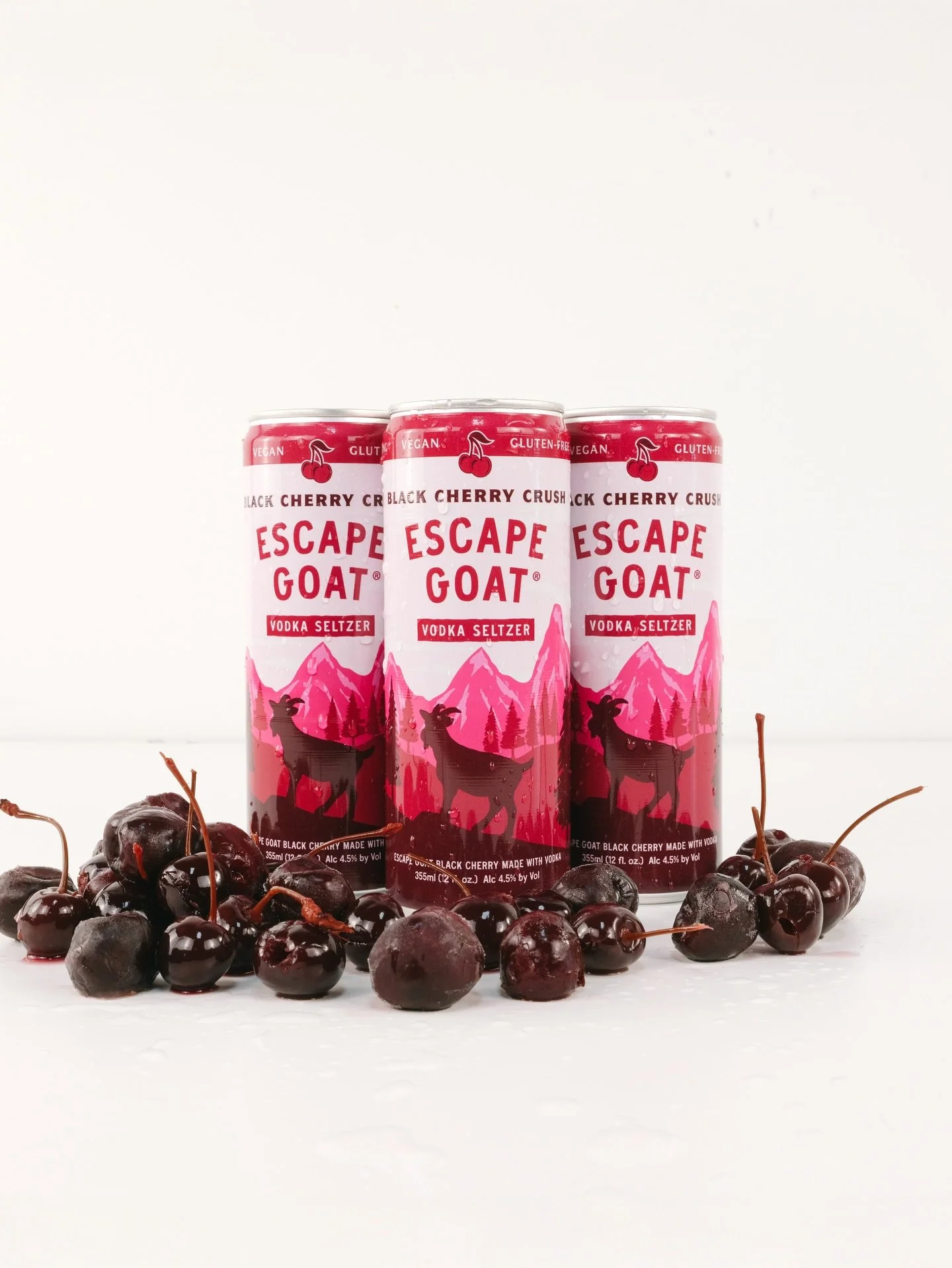 Your winter survival kit = dark cherries and Black Cherry Goats. 🍒🐐 #EscapeGoat