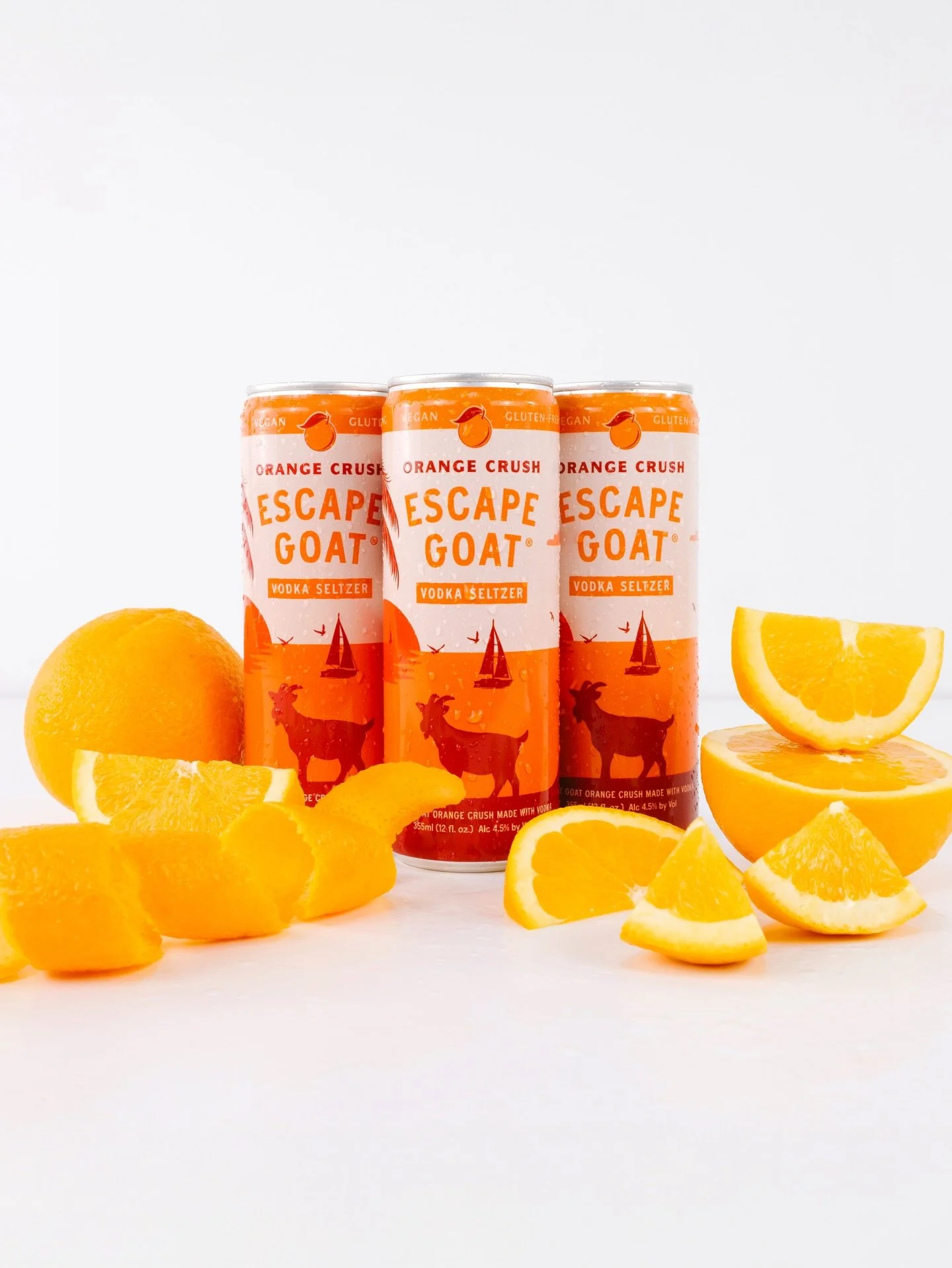 Your winter survival kit = Fresh oranges, and fresh Orange Crush Goats. 🍊🐐 #EscapeGoat