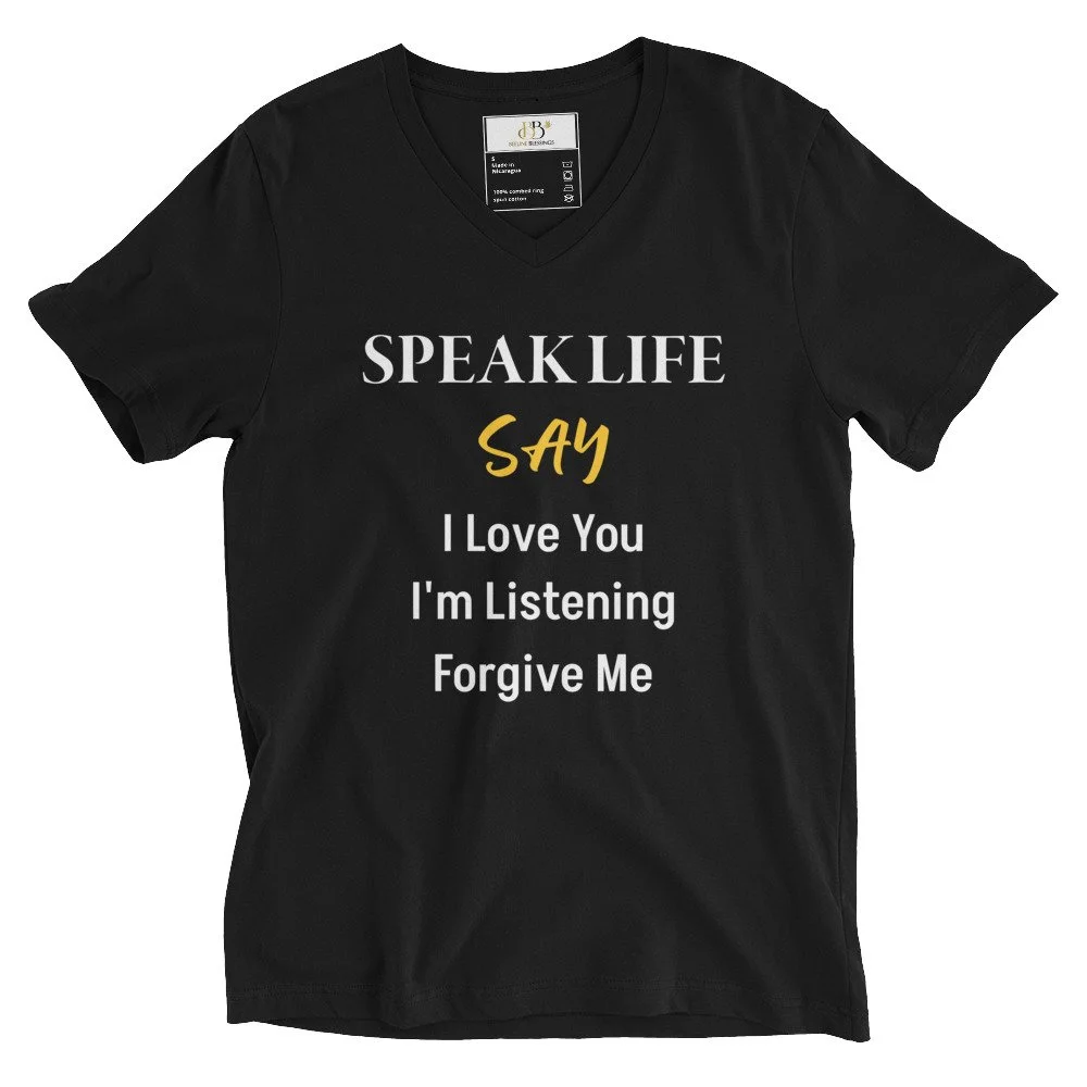SPEAK LIFE - Adult Unisex T-Shirt