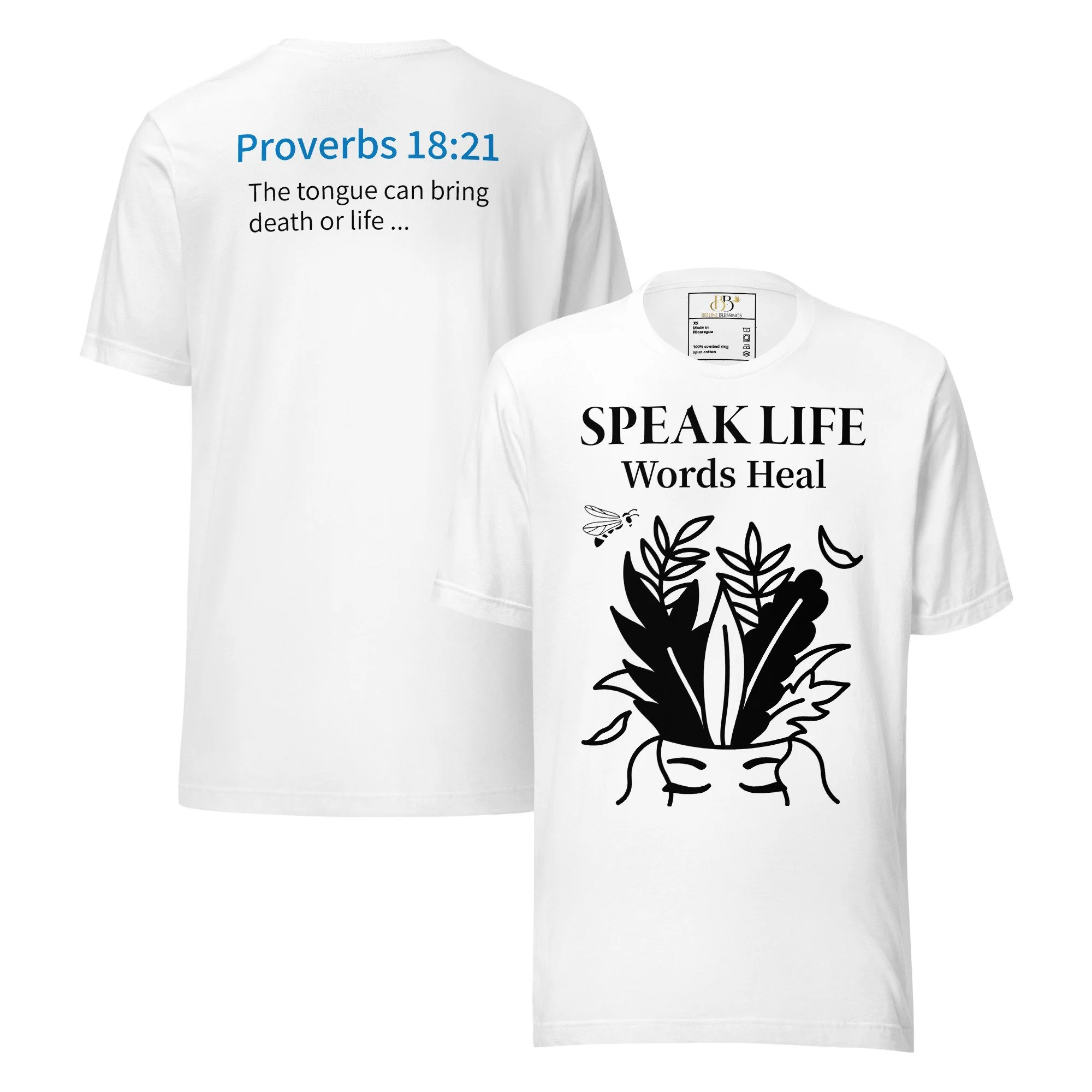 SPEAK LIFE - Words Heal - Adult Unisex T-Shirt