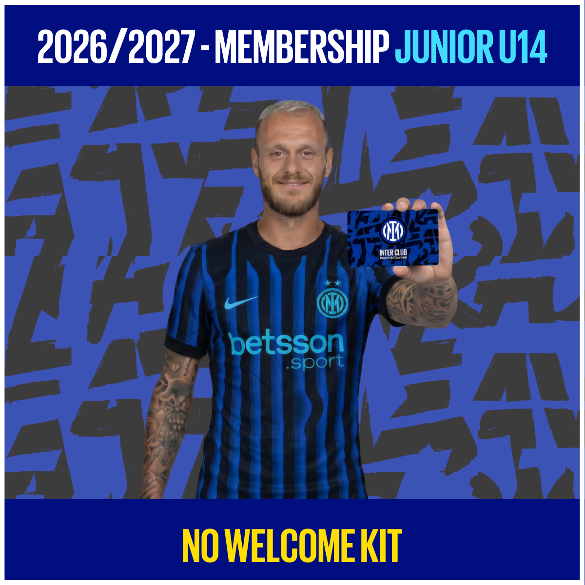 Membership 2026/2027 - JUNIOR U14 - NO KIT