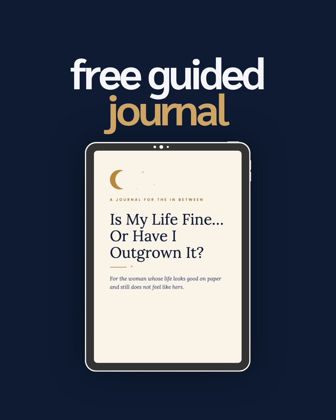 Is My Life Fine or Have I Outgrown It? Free resource by Jenna Hera